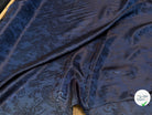 DOUBLURE SATIN IMPRIMÉ FLOREAUX BLEU 58% VISCOSE - My Little Coupon