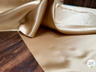 DOUBLURE SATIN POLYESTER CARAMEL DORE - My Little Coupon