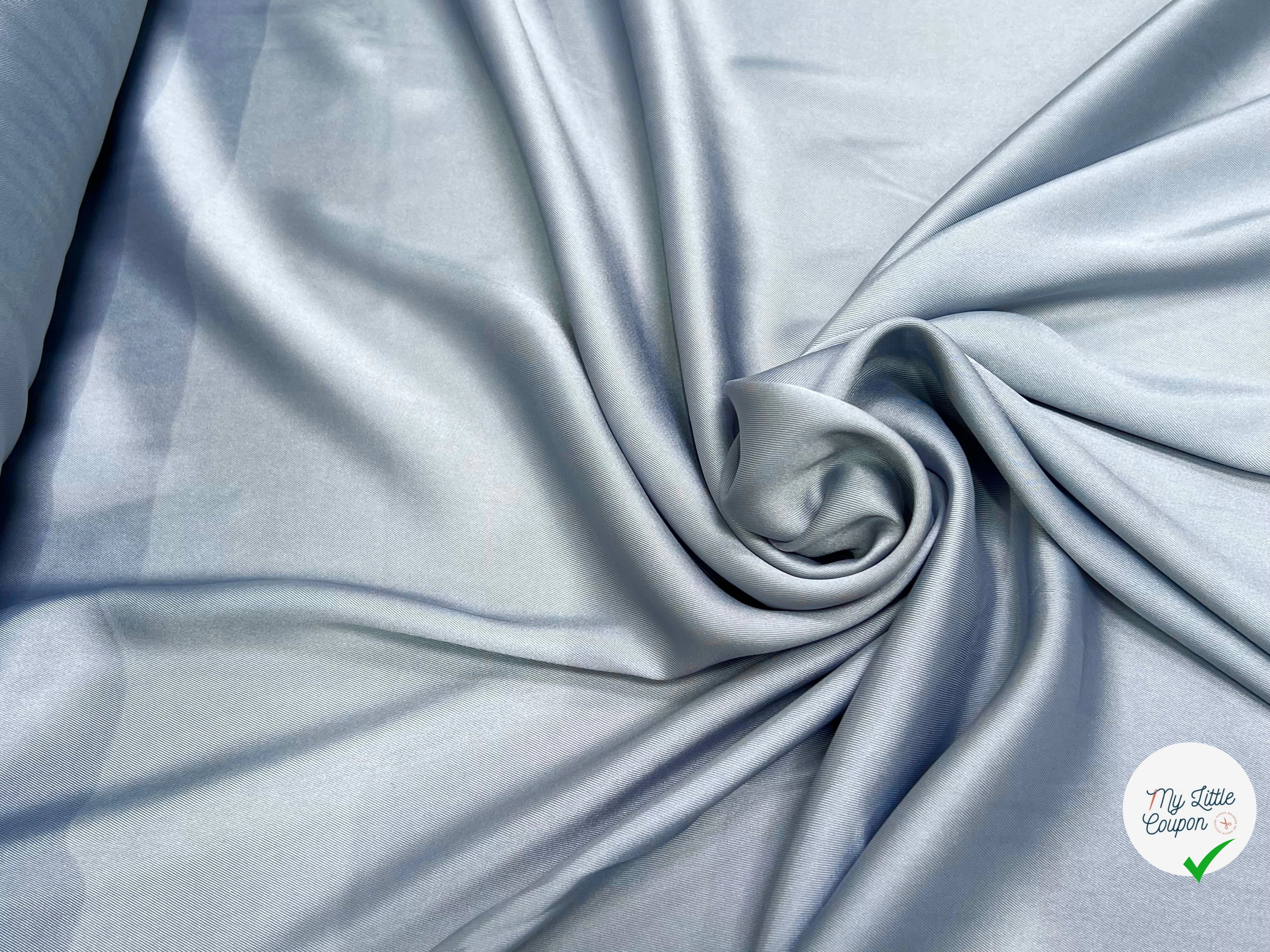DOUBLURE SATIN SOFT GRIS D'ACIER - My Little Coupon