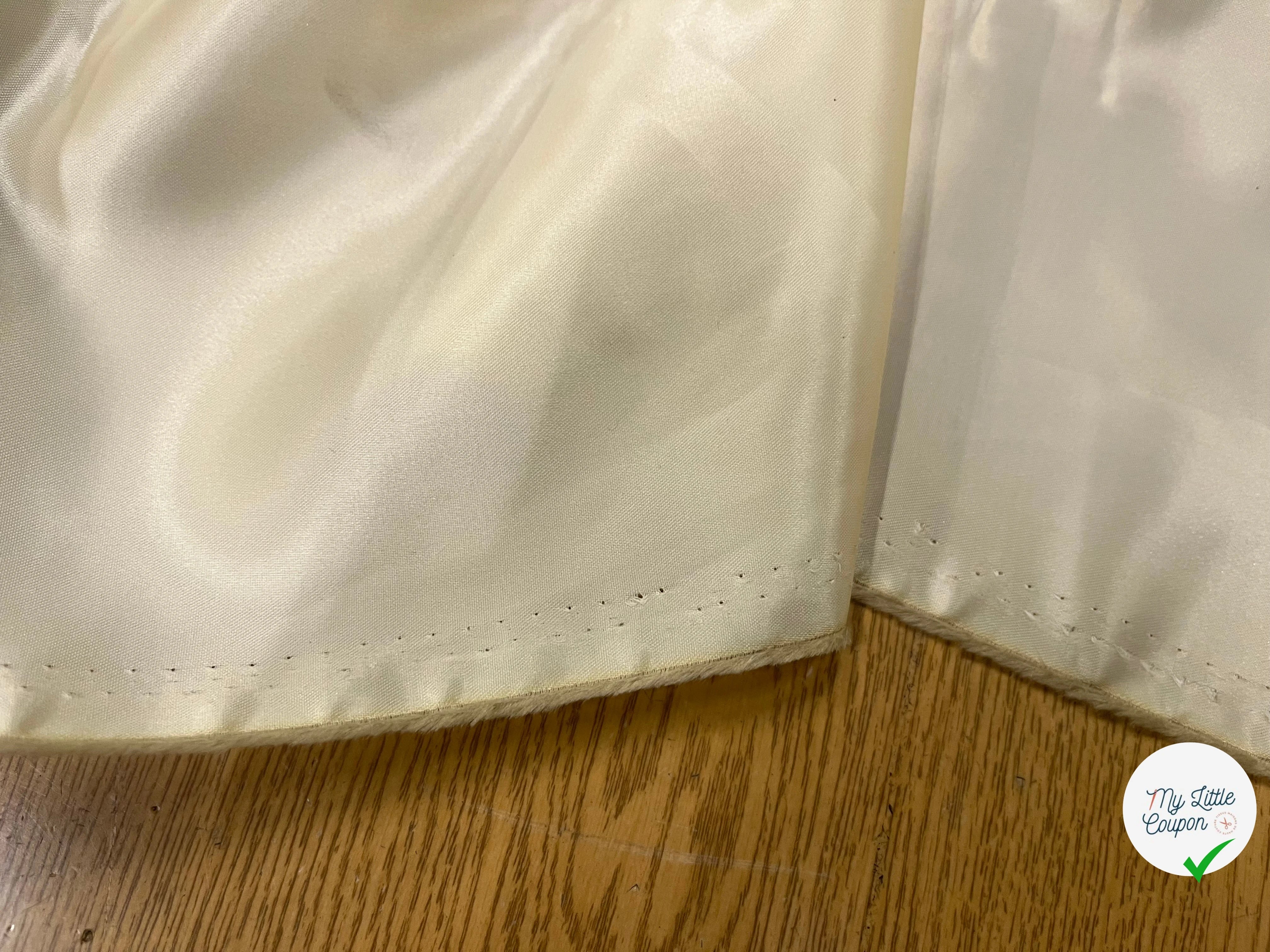 DOUBLURE SATIN VISCOSE VANILLE 70% VISCOSE - My Little Coupon