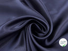 DOUBLURE SATINEE BLEU DE NUIT 100% VISCOSE - My Little Coupon - tissu - coudre