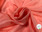 DOUBLURE SATINÉE STRETCH ABRICOT COUTURE - coupon de tissu de 3 mètres - My Little Coupon - tissu - coudre