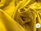 DOUBLURE SATINÉE STRETCH MUSTARD COUTURE - My Little Coupon - tissu - coudre