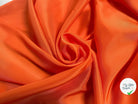 DOUBLURE SATINÉE TANGÉRINE - My Little Coupon - tissu - coudre