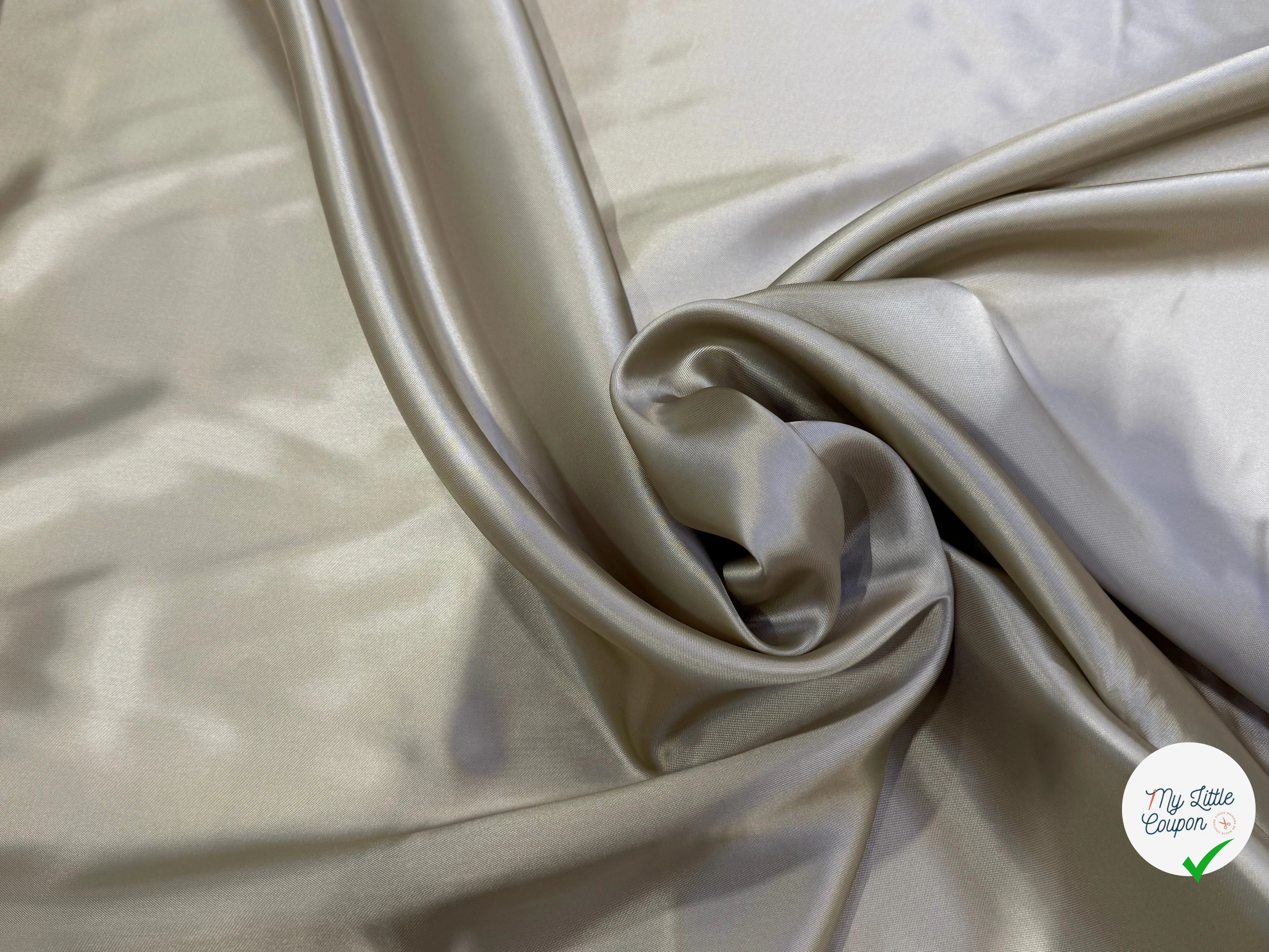 DOUBLURE SATINÉE VISCOSE BEIGE OR ULTRA BELLE - My Little Coupon