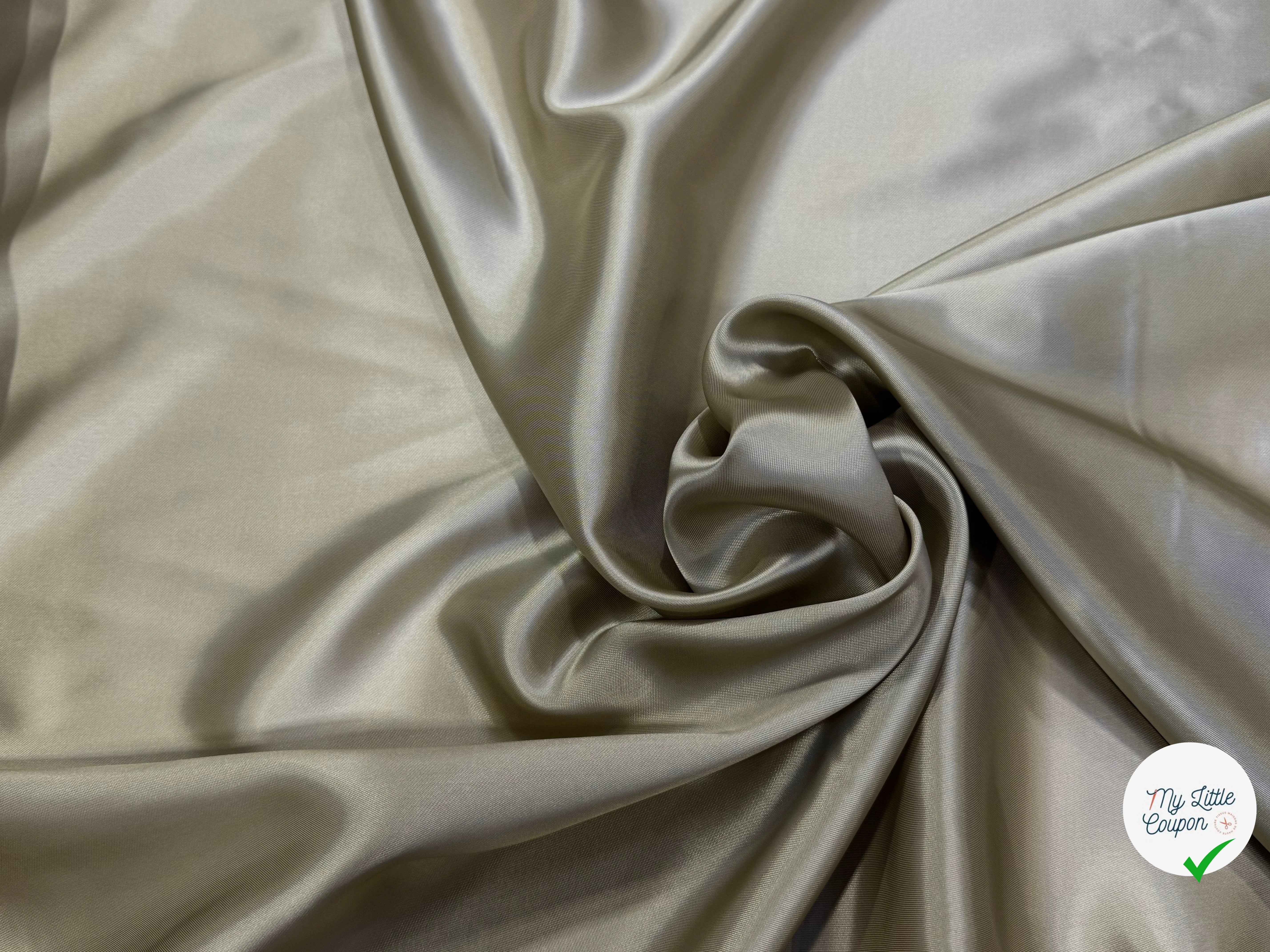 DOUBLURE SATINÉE VISCOSE BEIGE OR ULTRA BELLE - My Little Coupon