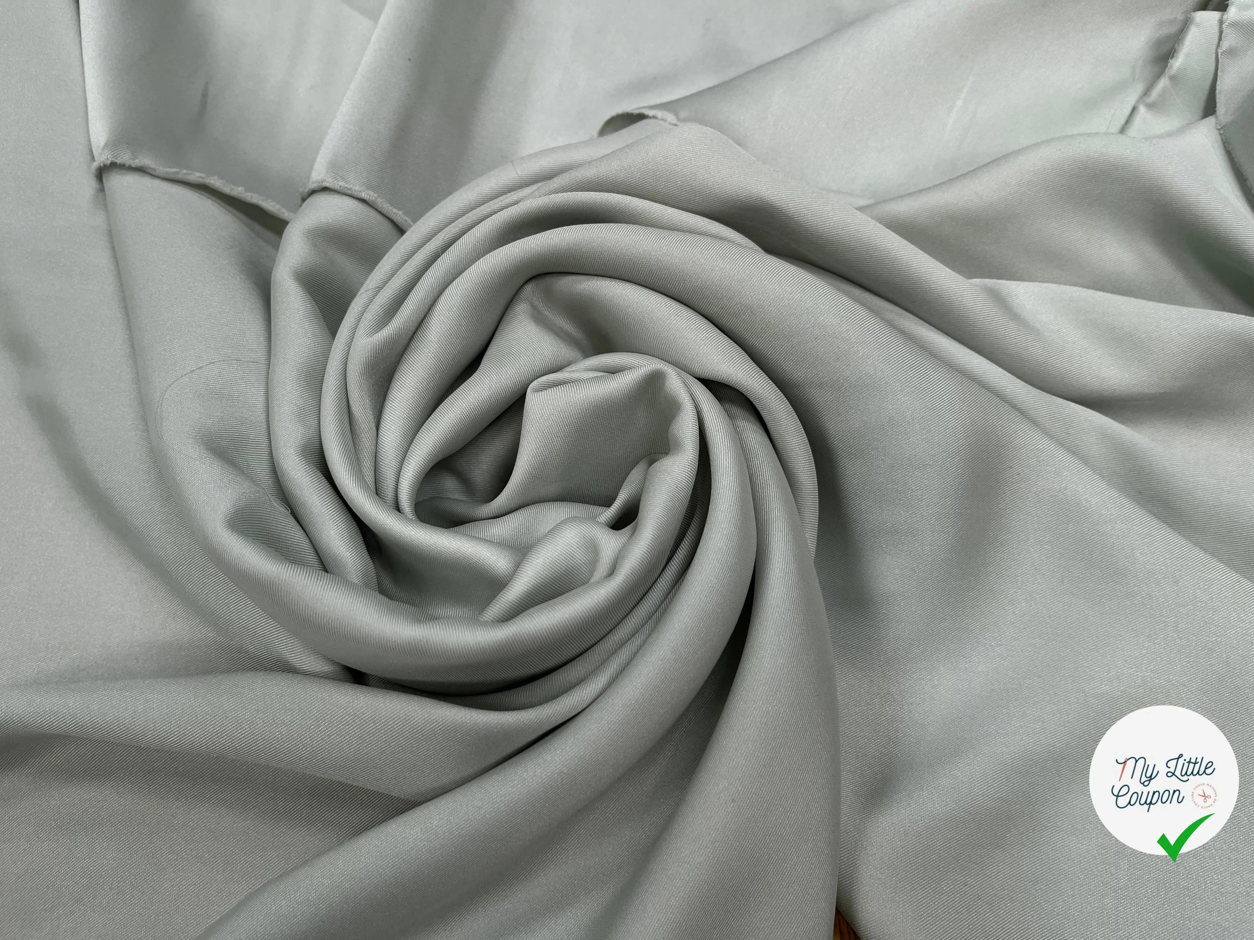 DOUBLURE SERGÉE BLEU GRIS - My Little Coupon