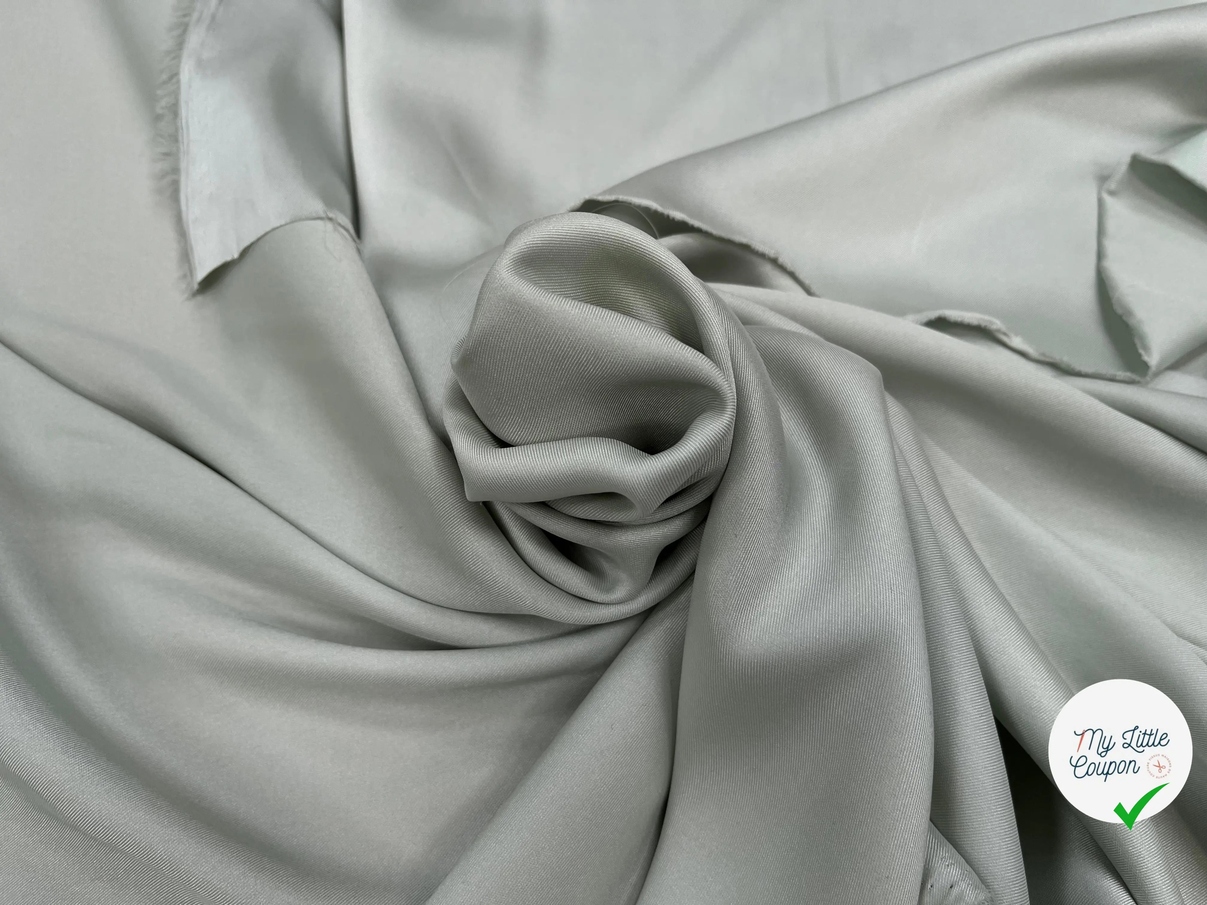 DOUBLURE SERGÉE BLEU GRIS - My Little Coupon
