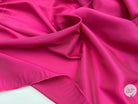 DOUBLURE STRETCH SATINÉE FUSCHIA - coupon de tissu de 3 mètres - My Little Coupon - tissu - coudre