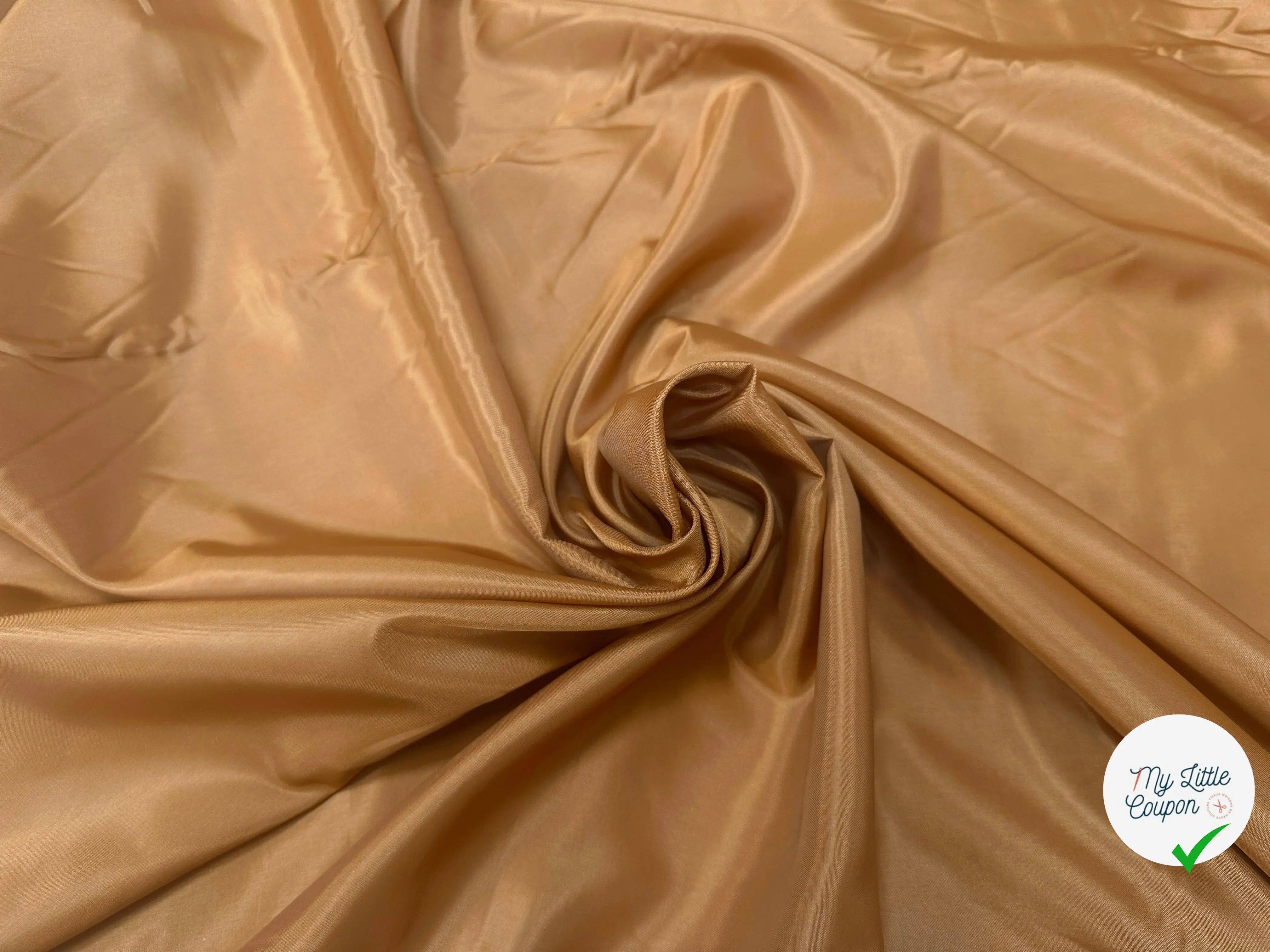 DOUBLURE TAFFETAS ACETATE PAIN D'EPICES - My Little Coupon