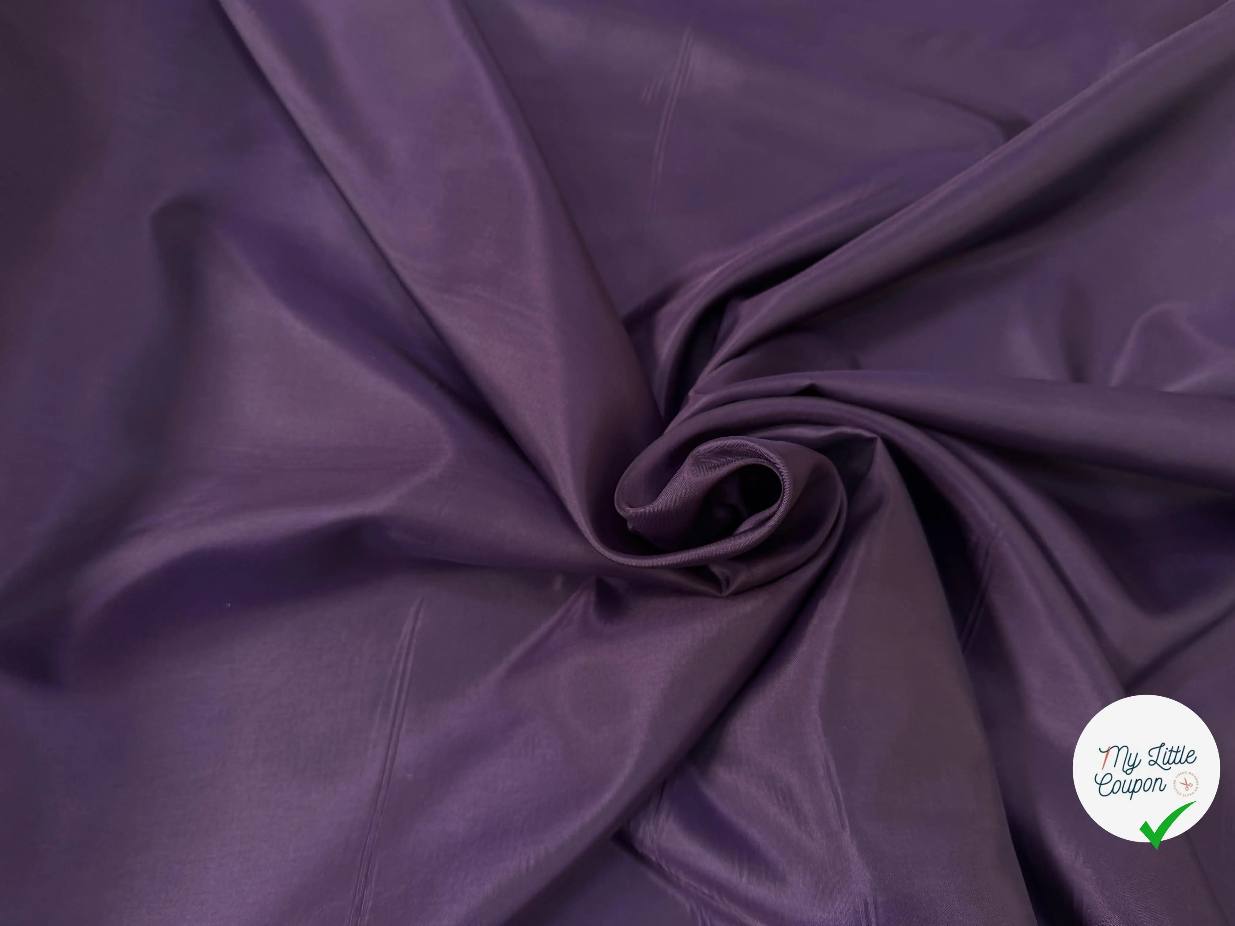 DOUBLURE TAFFETAS ACETATE VIOLET - My Little Coupon