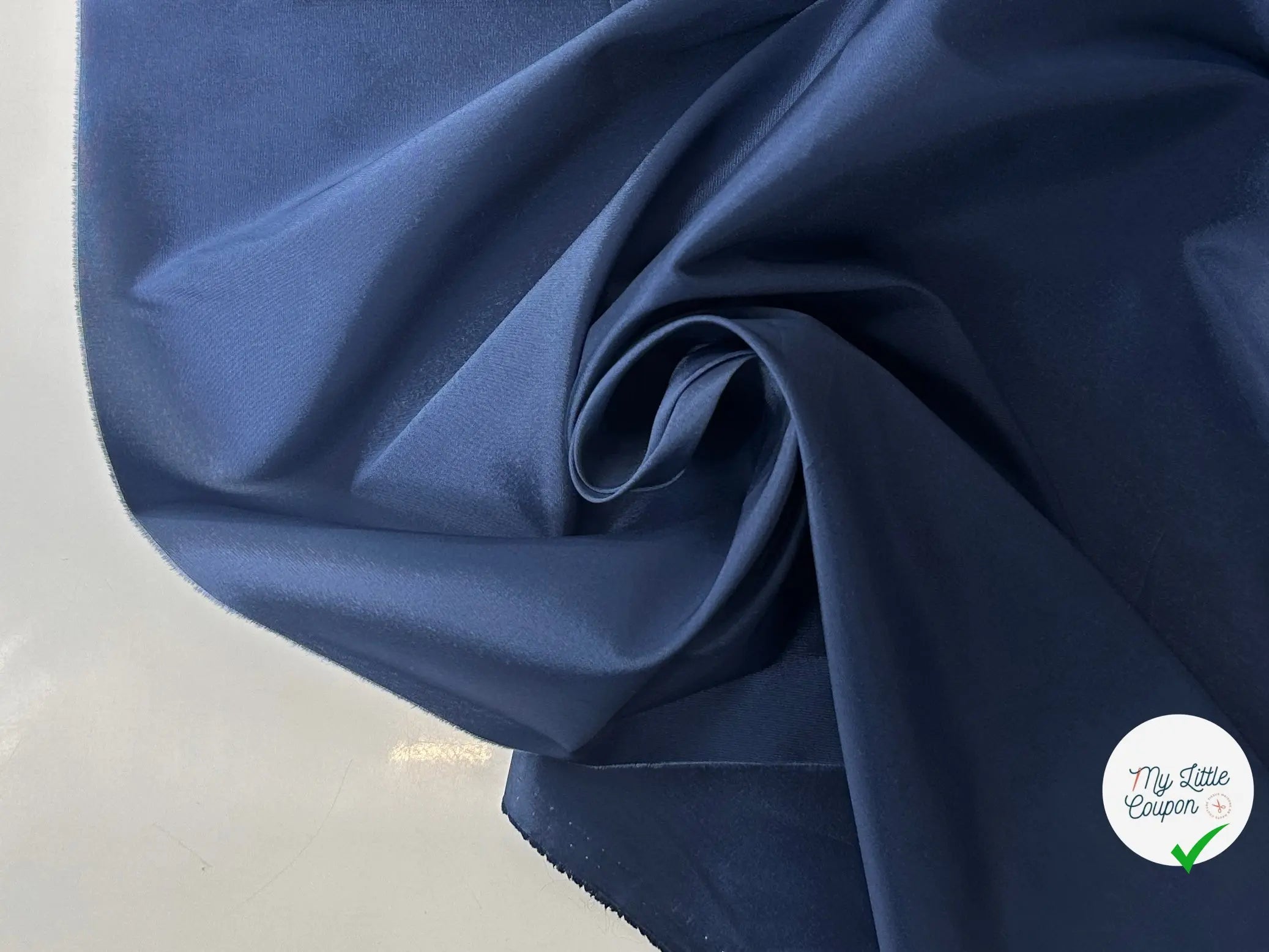 DOUBLURE TAFFETAS BLEU OCÉAN MSO