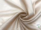 DOUBLURE TAFFETAS BRILLANT BEIGE CRÈME - My Little Coupon - tissu - coudre