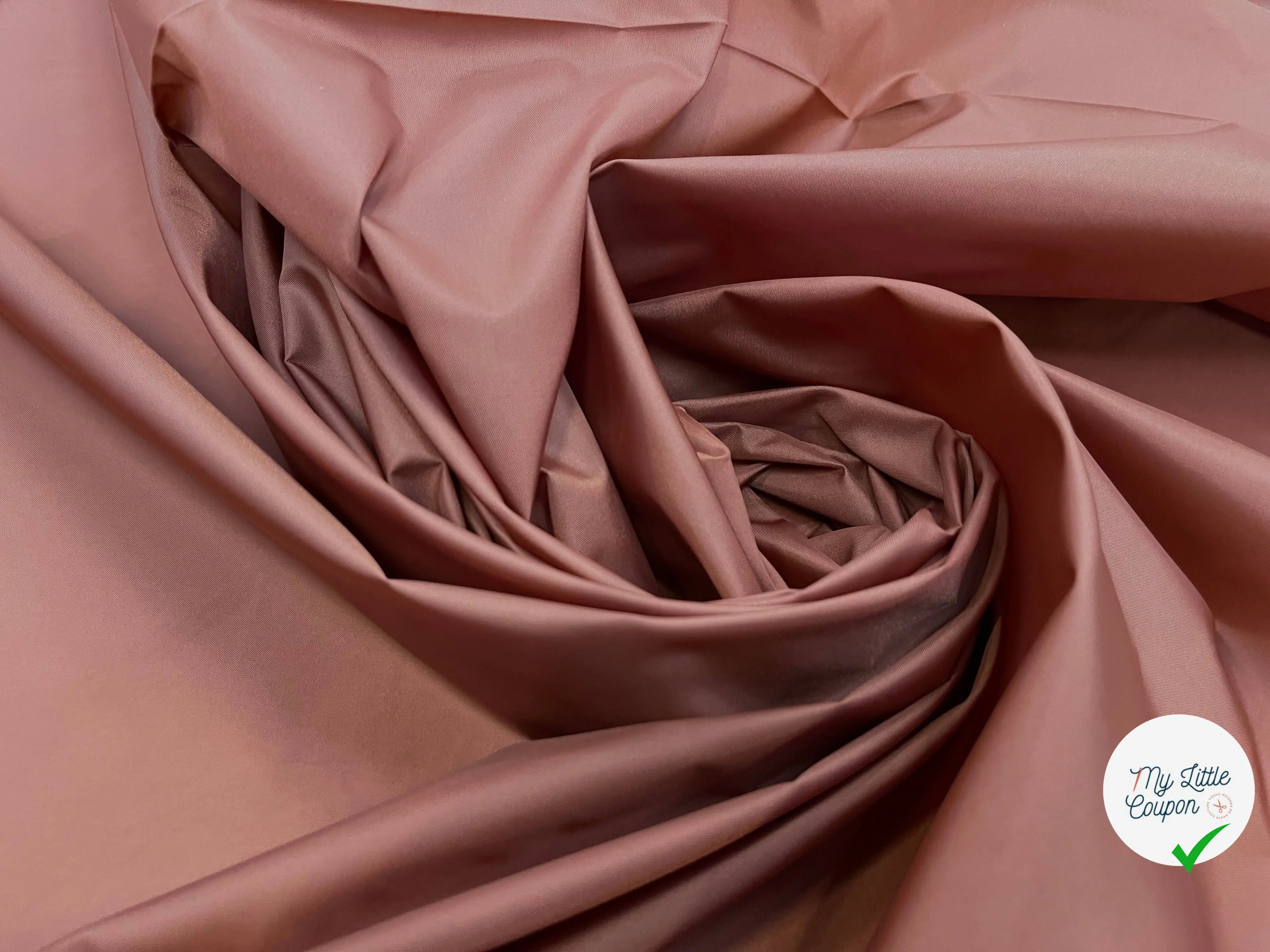 TAFFETAS VYNIL VETEMENT DE PLUIE MARRON BORDEAUX - My Little Coupon