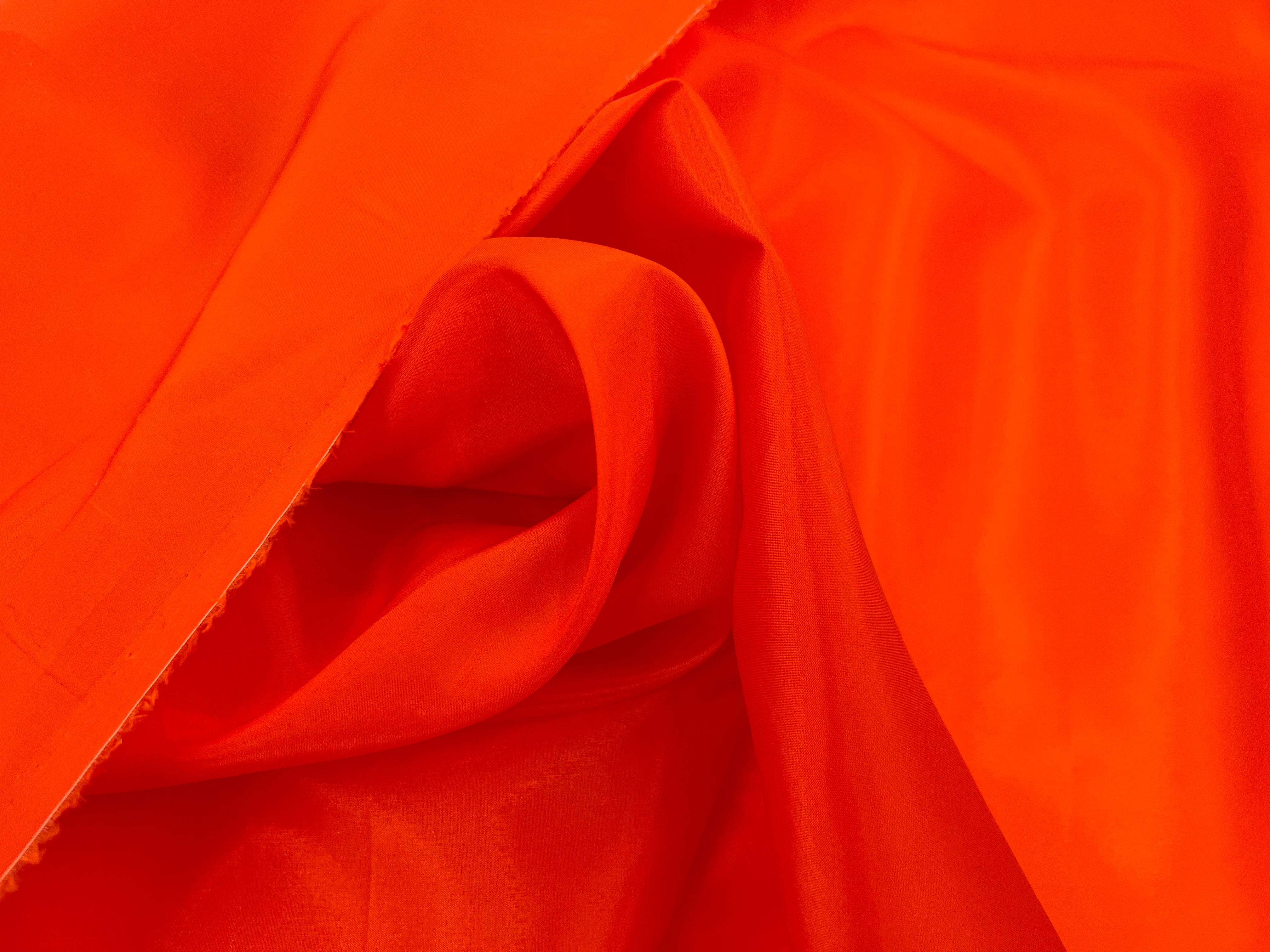 DOUBLURE TAFFETAS ORANGE PÉTILLANT MSO