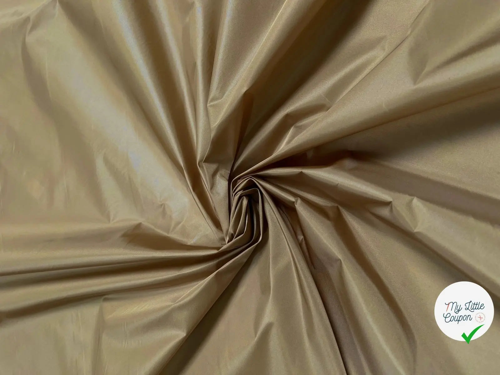 DOUBLURE TAFFETAS POLYESTER RÉGLISSE - coupon de 3 mètres - My Little Coupon - tissu - coudre