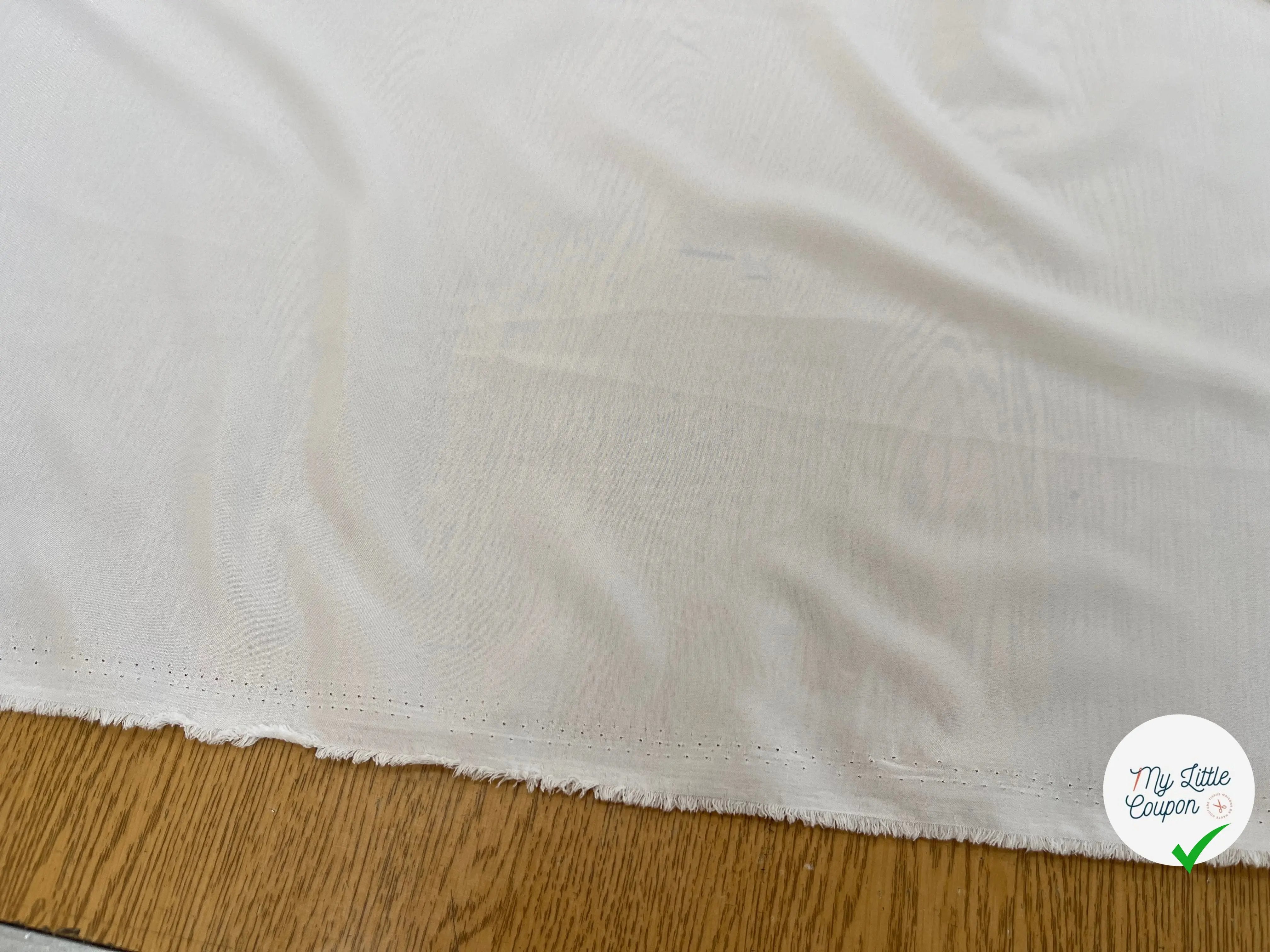 DOUBLURE TOUCHÉ DOUX BLANC CASSÉ - My Little Coupon