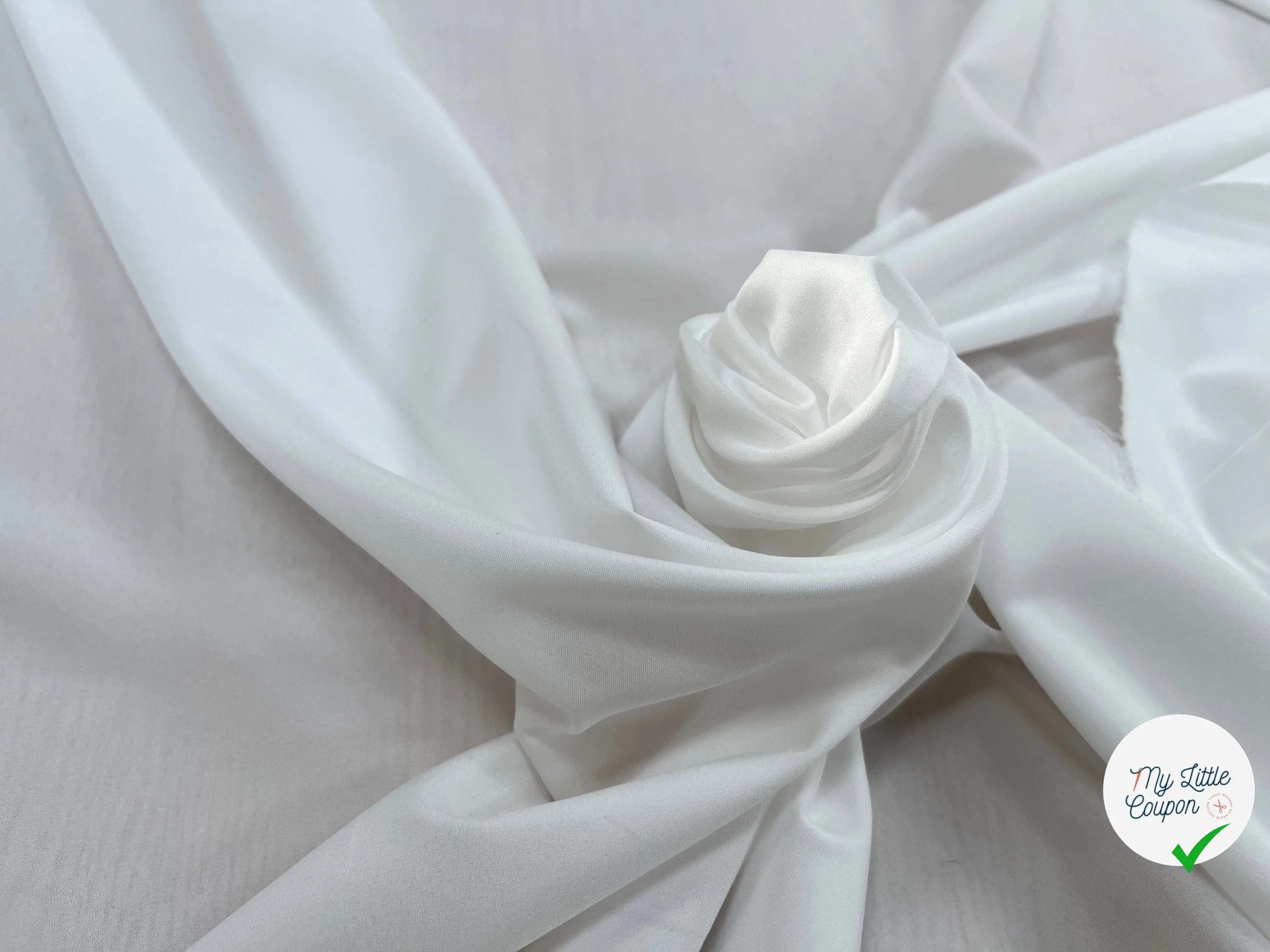 DOUBLURE TOUCHÉ DOUX BLANC CASSÉ - My Little Coupon