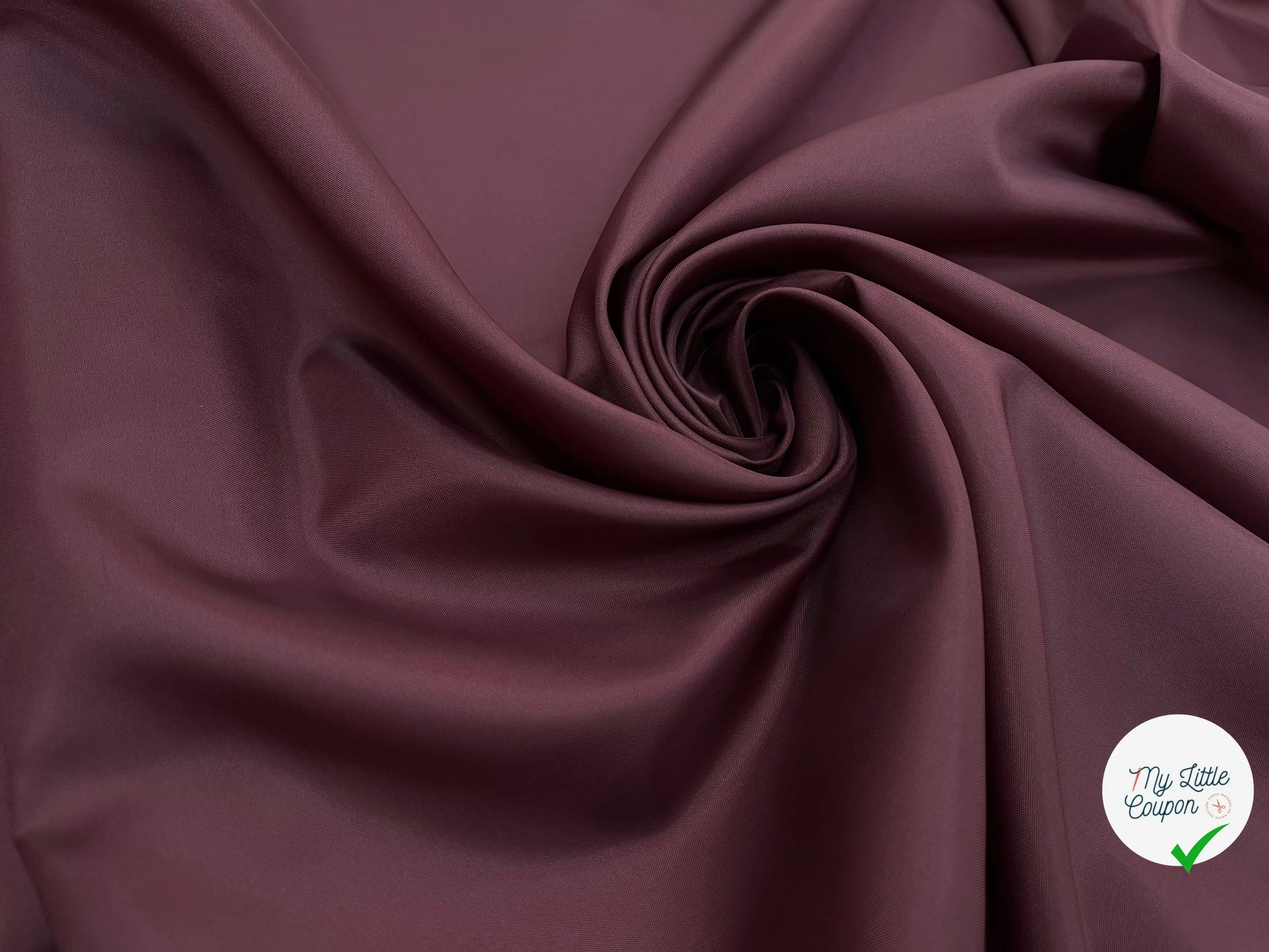 DOUBLURE TOUCHÉ DOUX BORDEAUX - My Little Coupon