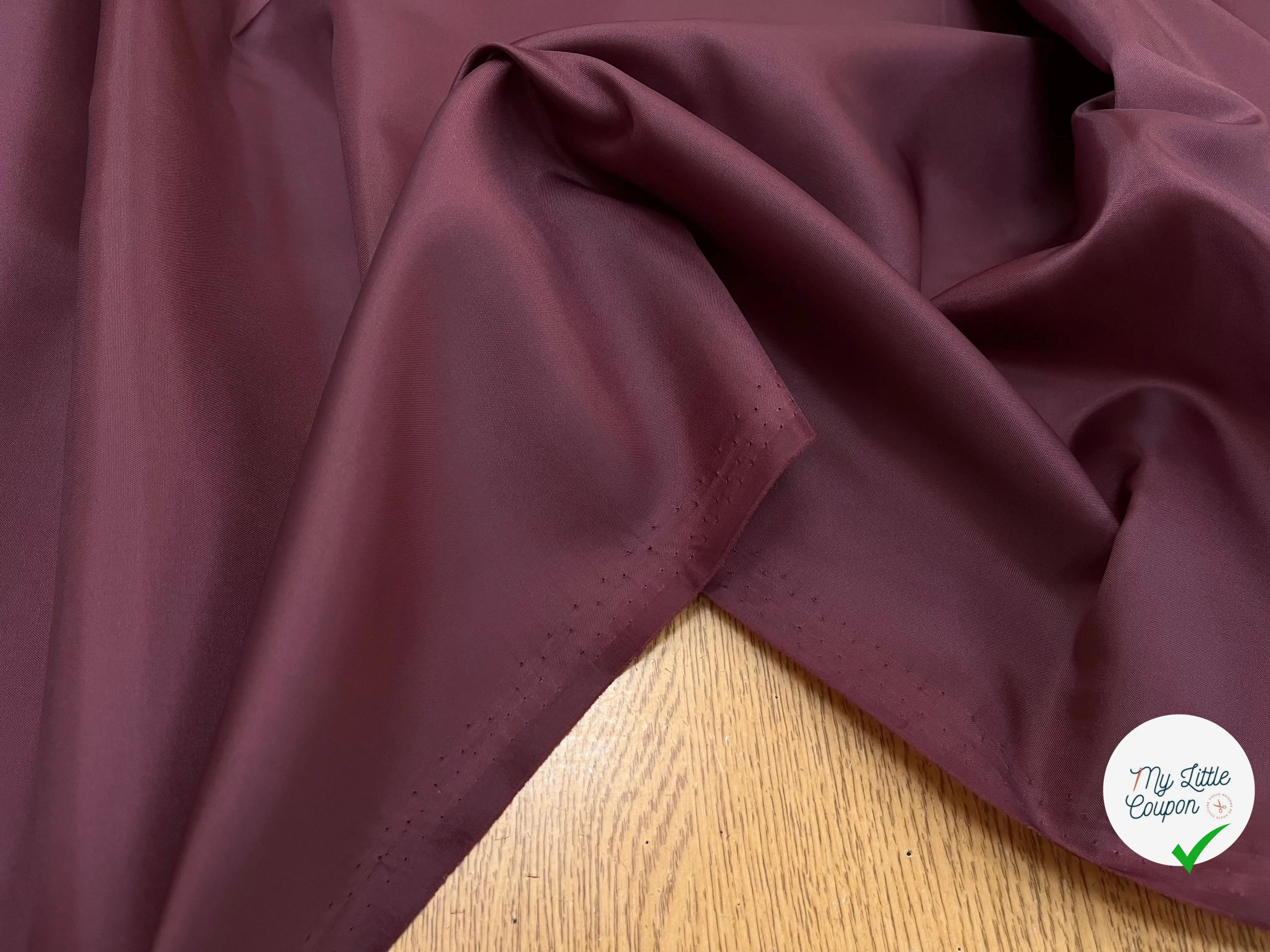 DOUBLURE TOUCHÉ DOUX BORDEAUX - My Little Coupon