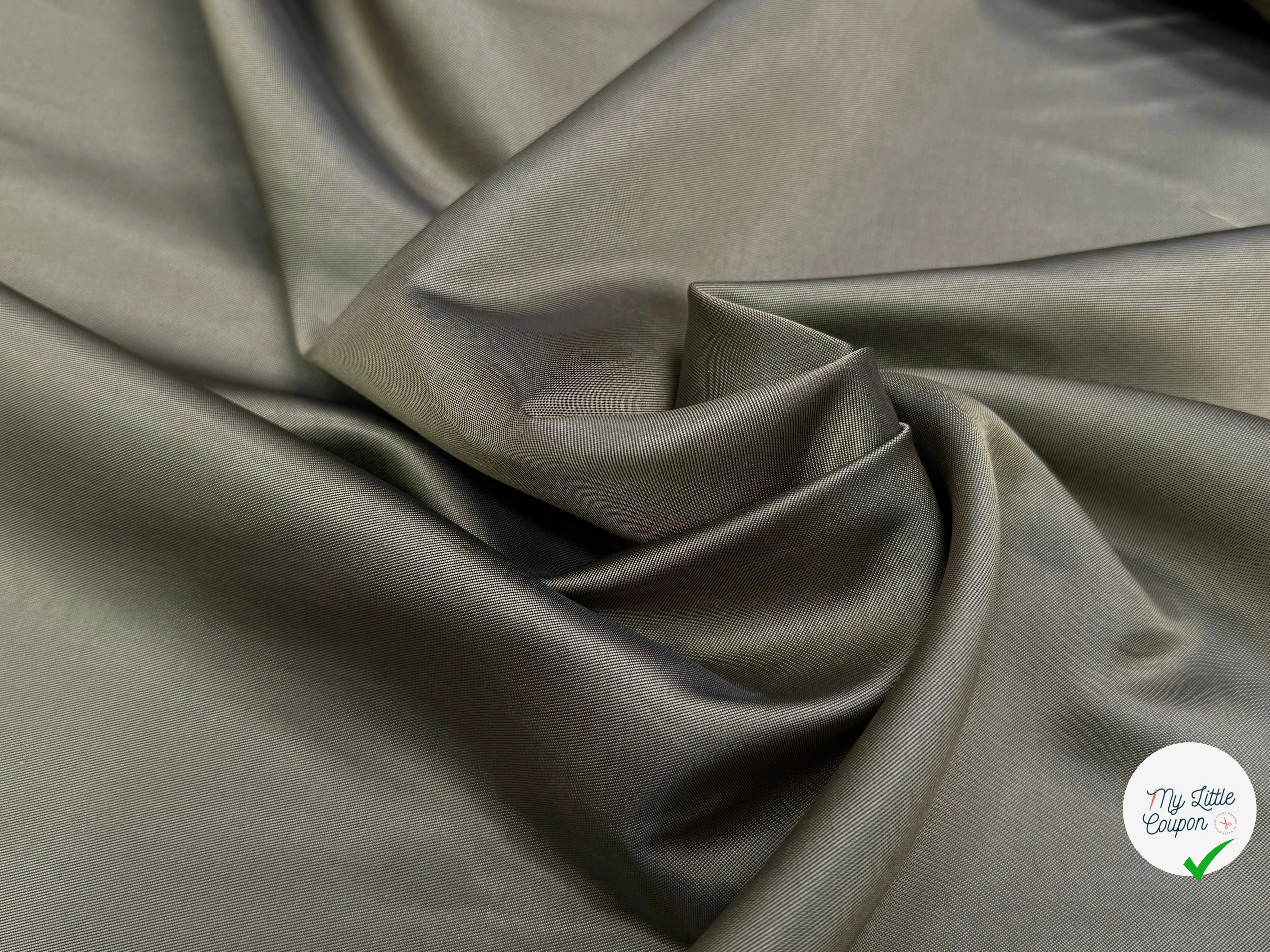 DOUBLURE VISCOSE ACETATE BEIGE OR 51% VISCOSE ÉFFET CHANGEANT - My Little Coupon