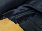 DOUBLURE VISCOSE ACETATE BLEU NUIT LÉGÈREMENT SATINÉE - My Little Coupon