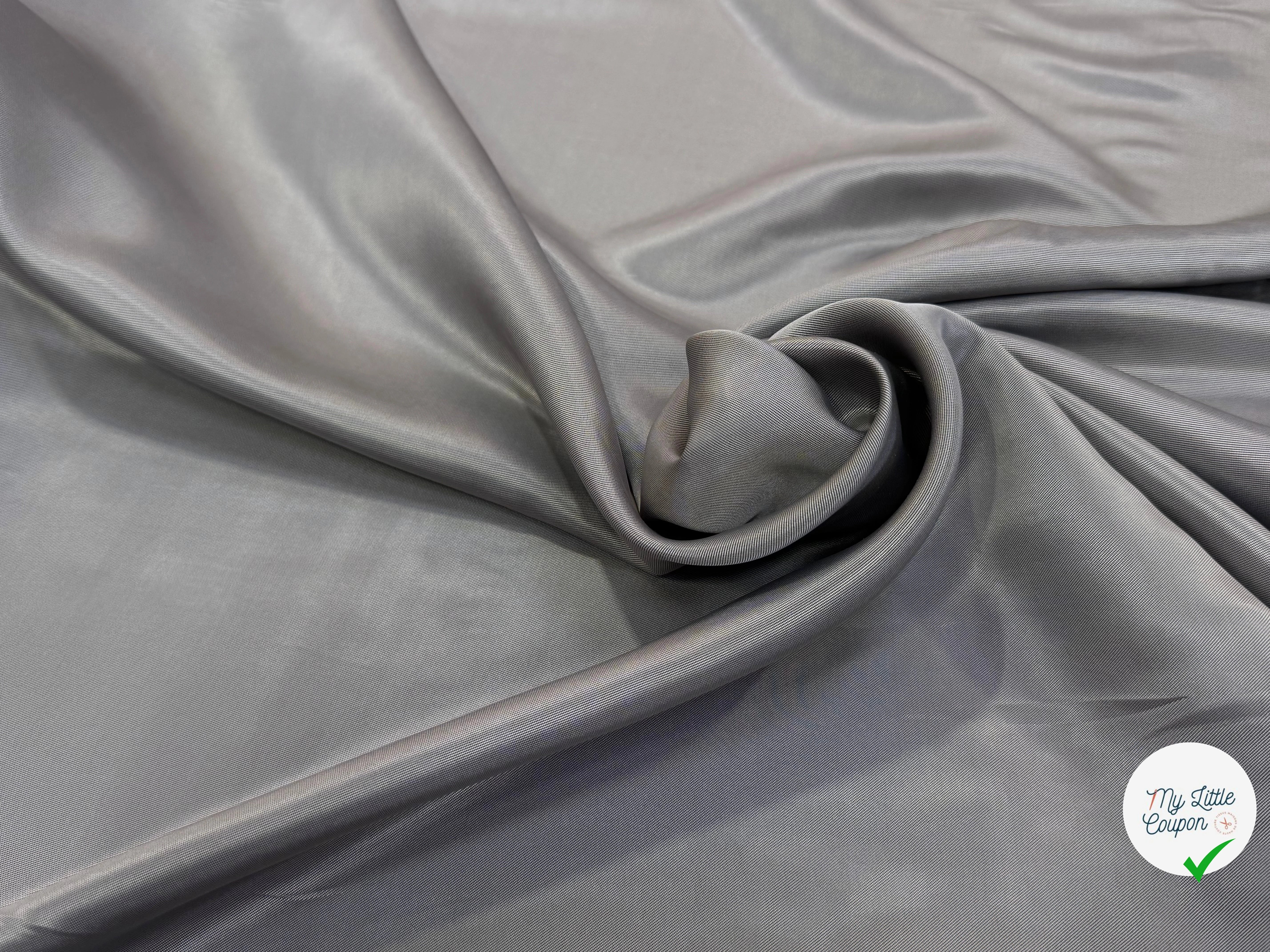 DOUBLURE VISCOSE ACETATE CAFFÉ LATÉ 49% VISCOSE - My Little Coupon