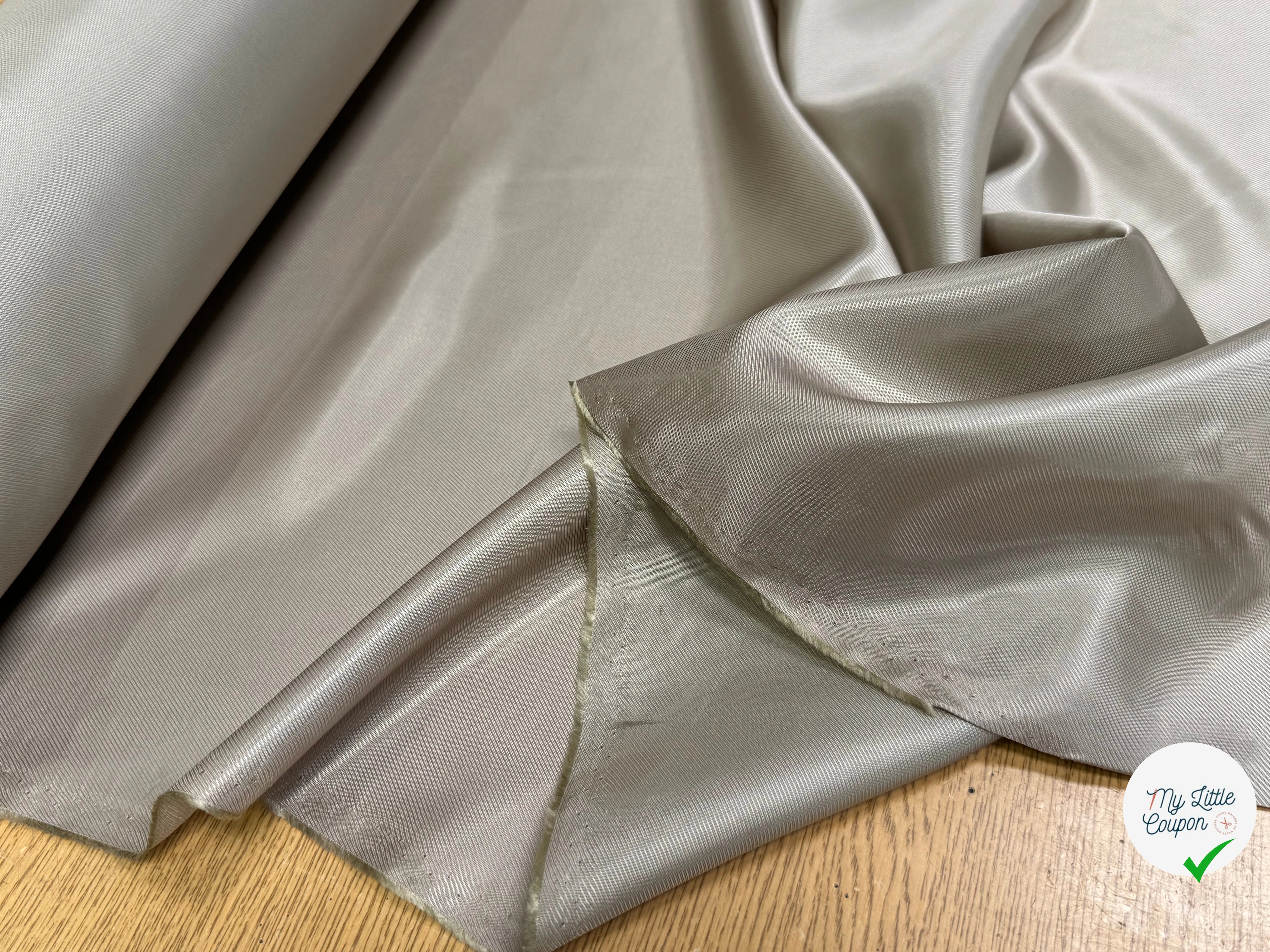 DOUBLURE VISCOSE DRILL BEIGE 80% VISCOSE - My Little Coupon