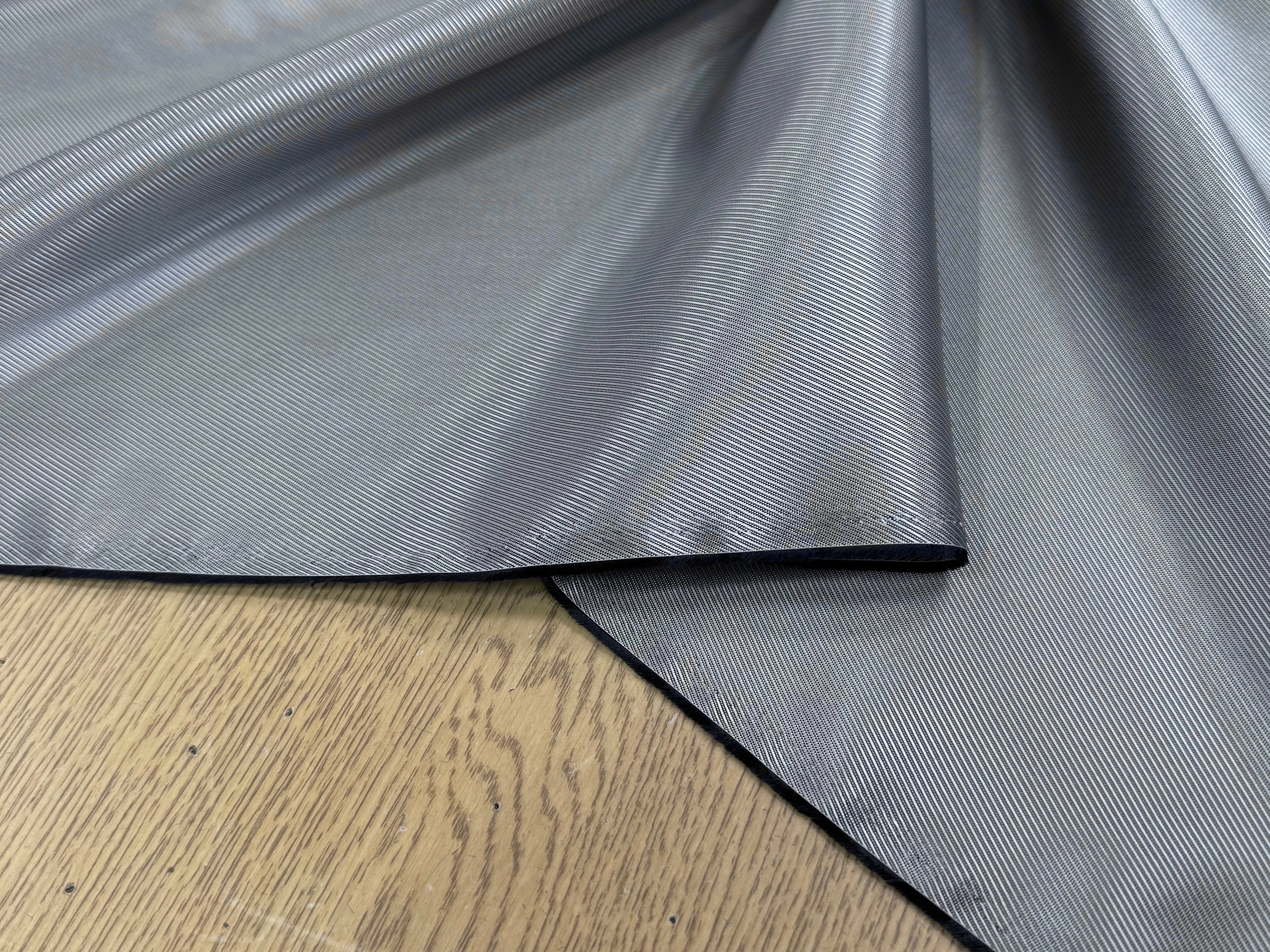 DOUBLURE VISCOSE DRILL GRIS ARGENTÉ - My Little Coupon