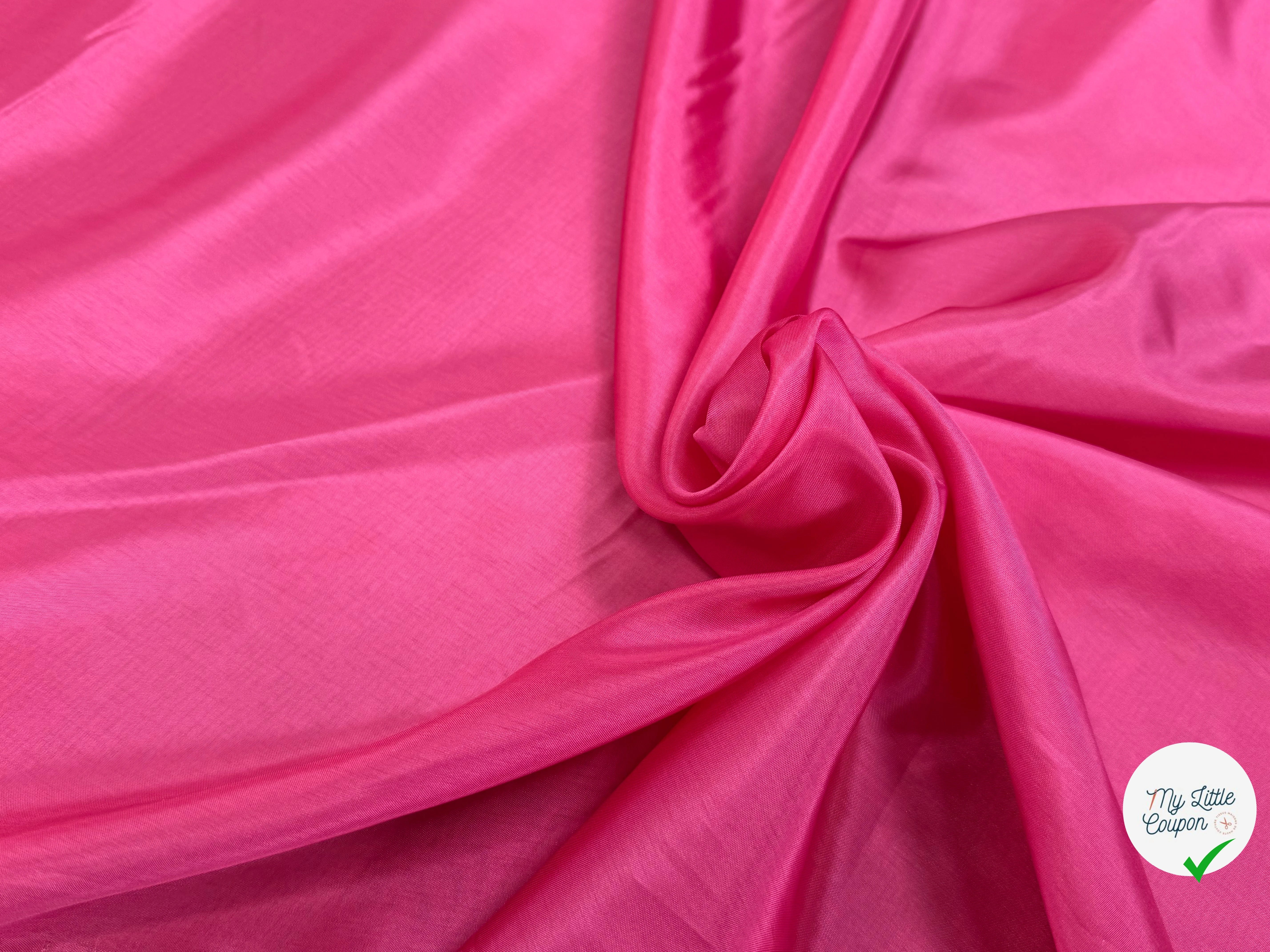 DOUBLURE VISCOSE FINE ET FROIDE ROSE - My Little Coupon