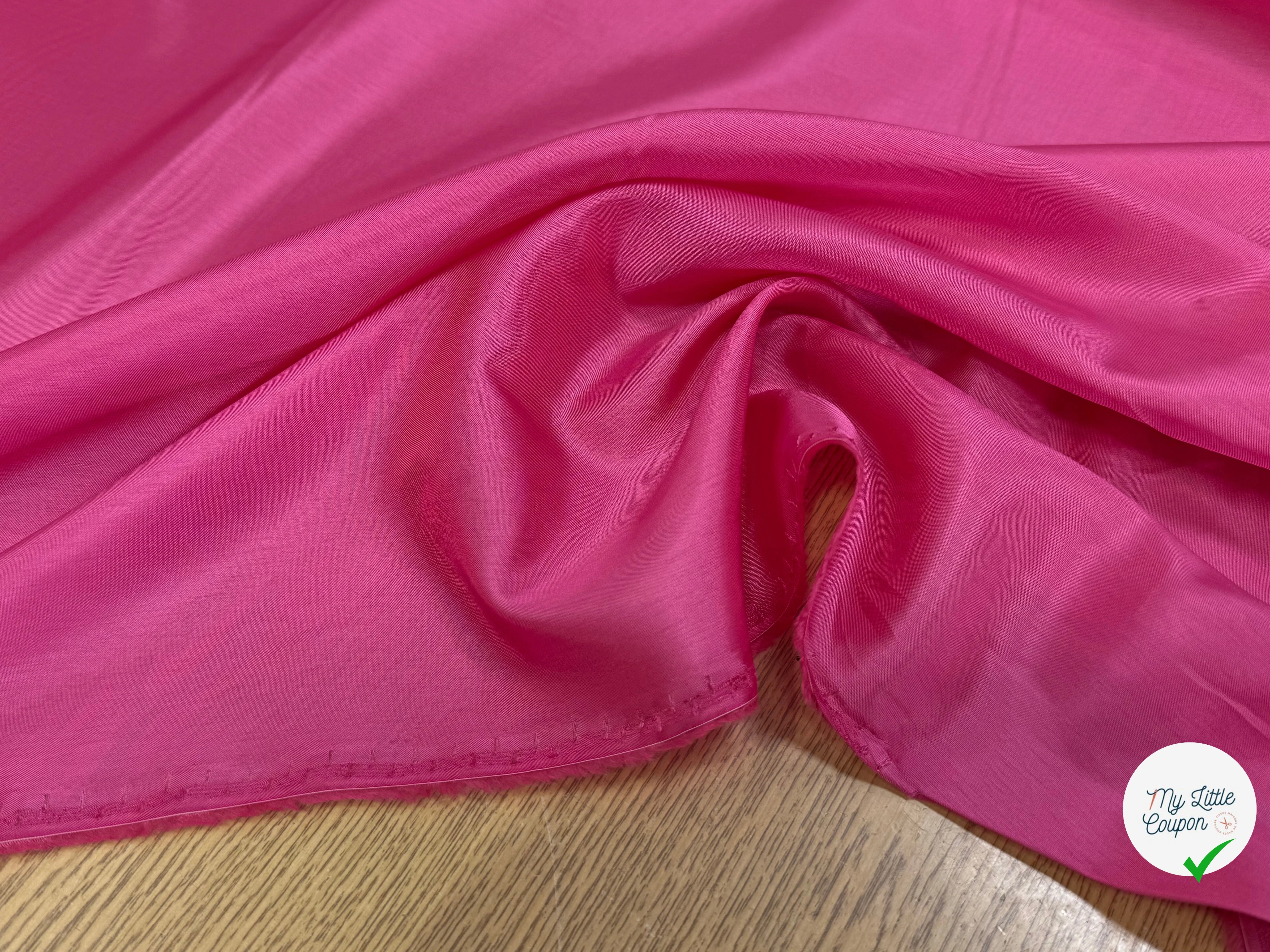 DOUBLURE VISCOSE FINE ET FROIDE ROSE - My Little Coupon