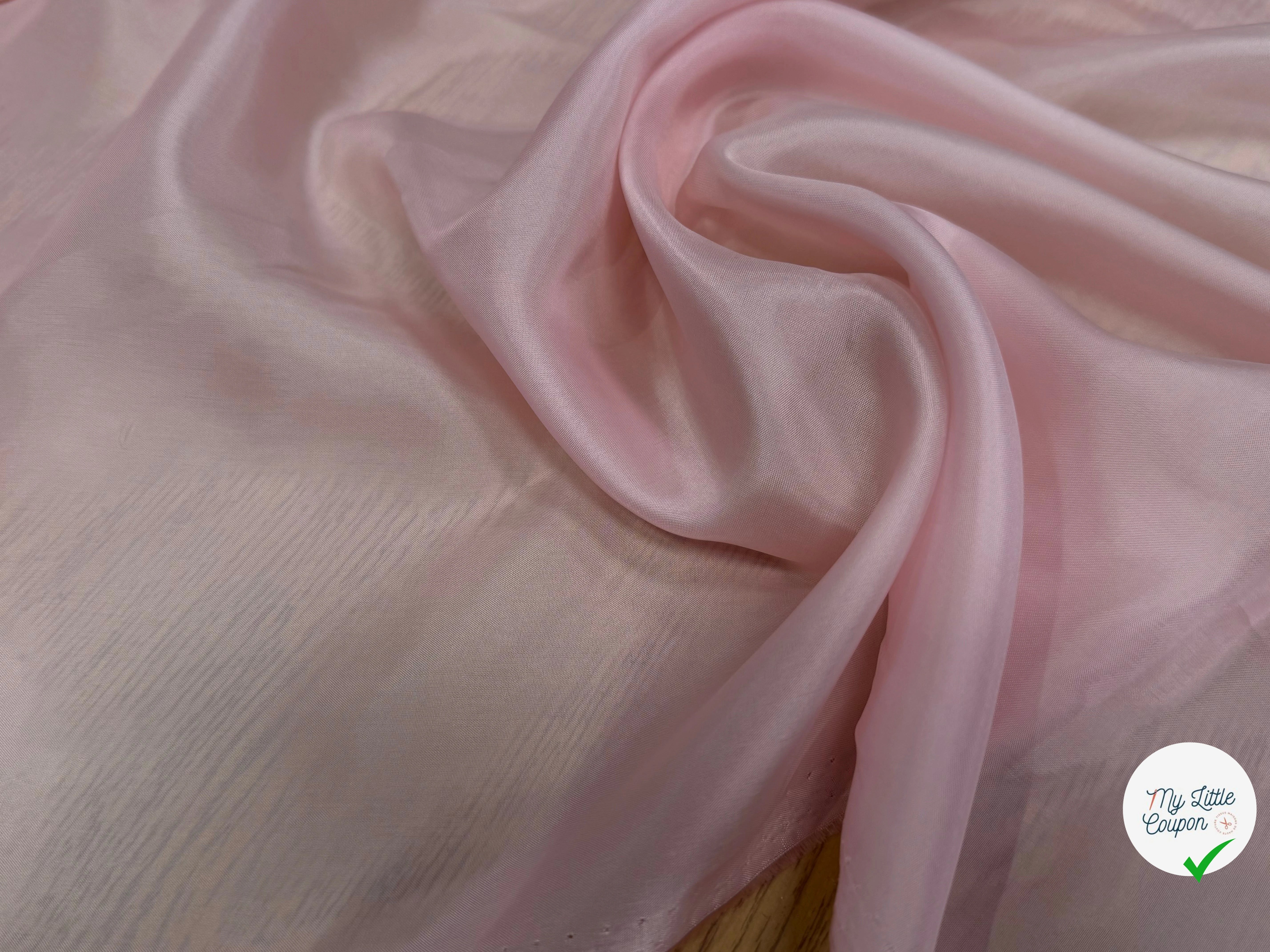 DOUBLURE VISCOSE FINE ROSE PALE - My Little Coupon