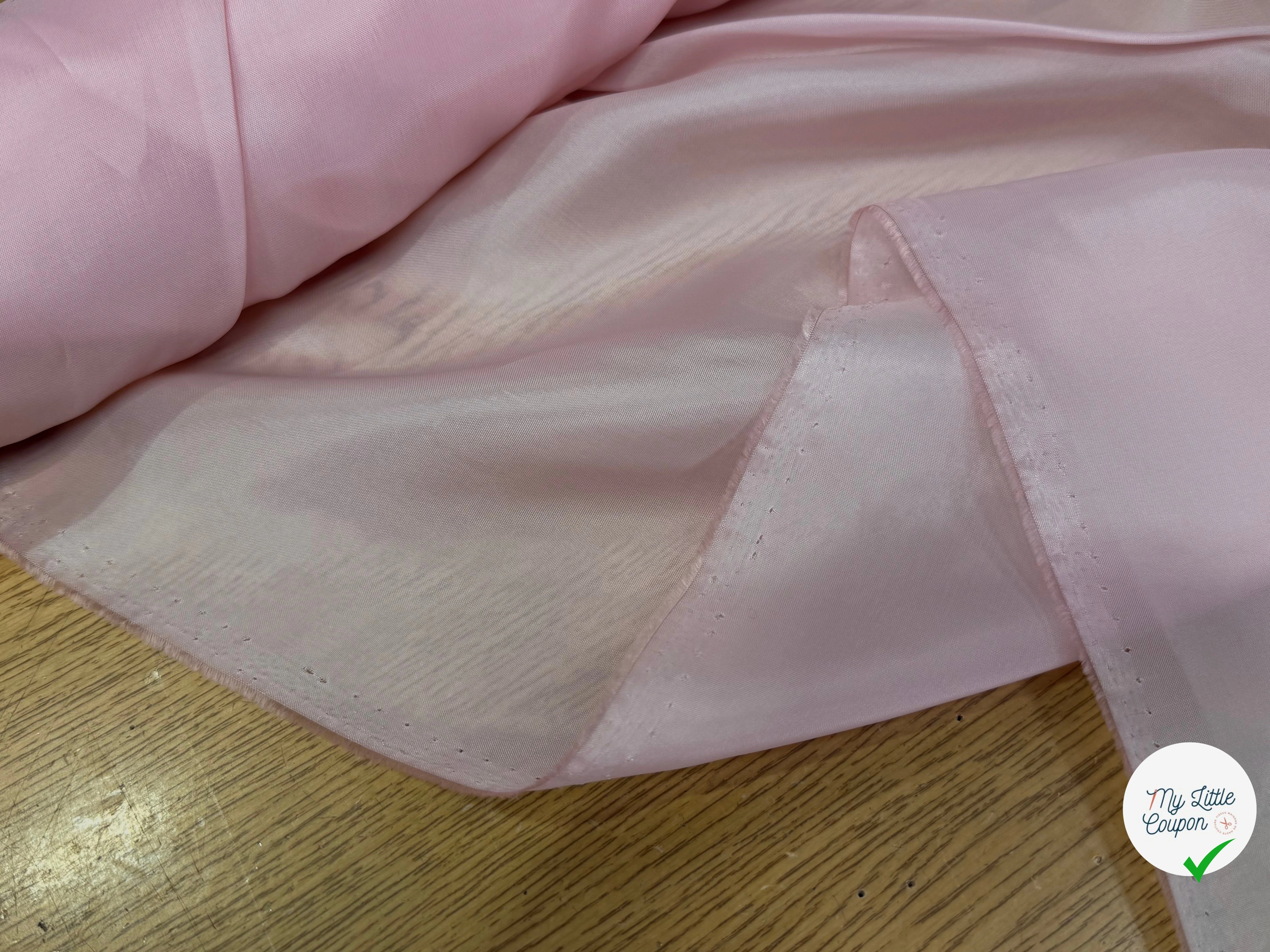 DOUBLURE VISCOSE FINE ROSE PALE - My Little Coupon