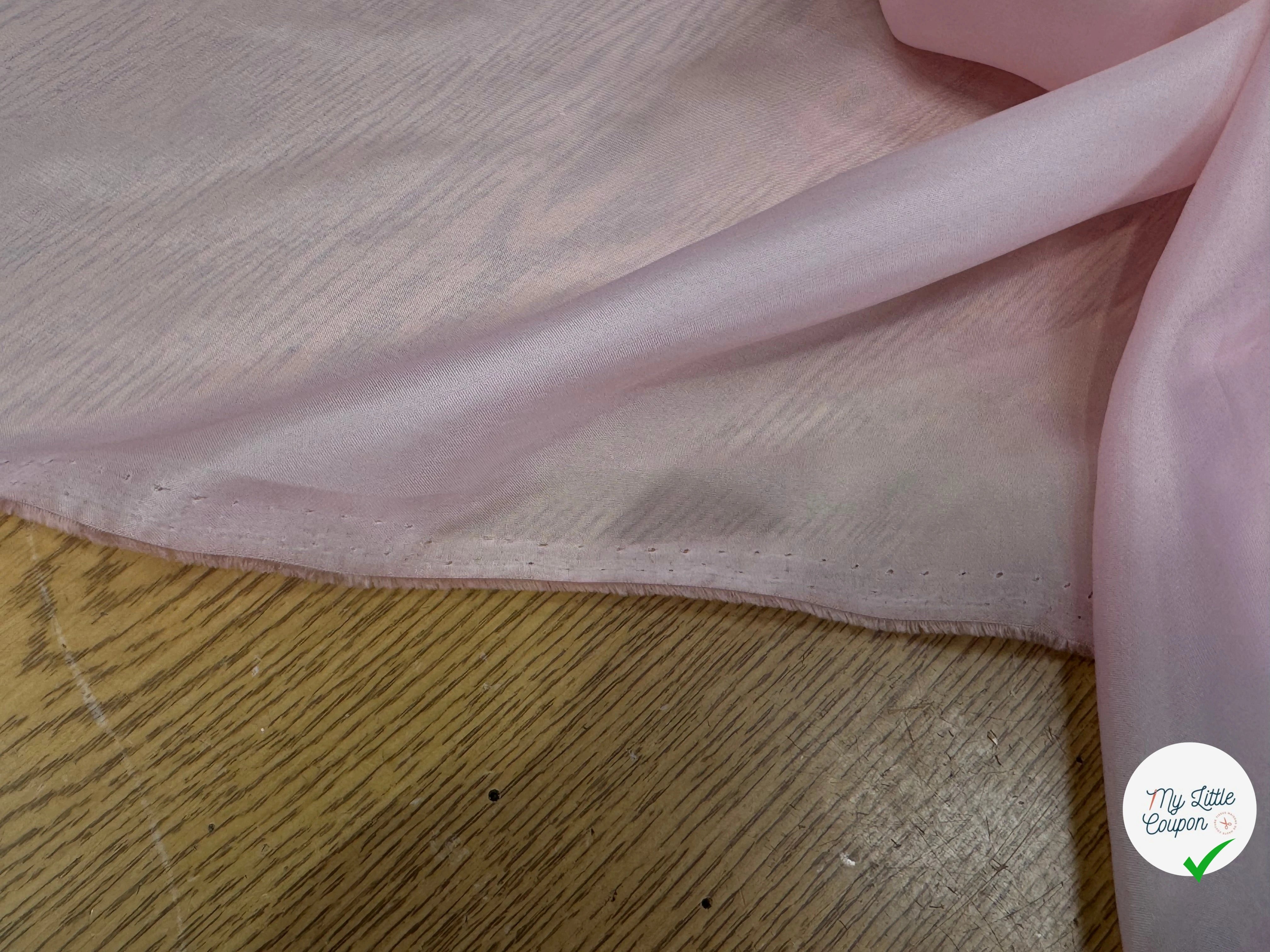 DOUBLURE VISCOSE FINE ROSE PALE - My Little Coupon