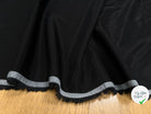 DOUBLURE VISCOSE SERGÉE UNI NOIR - My Little Coupon