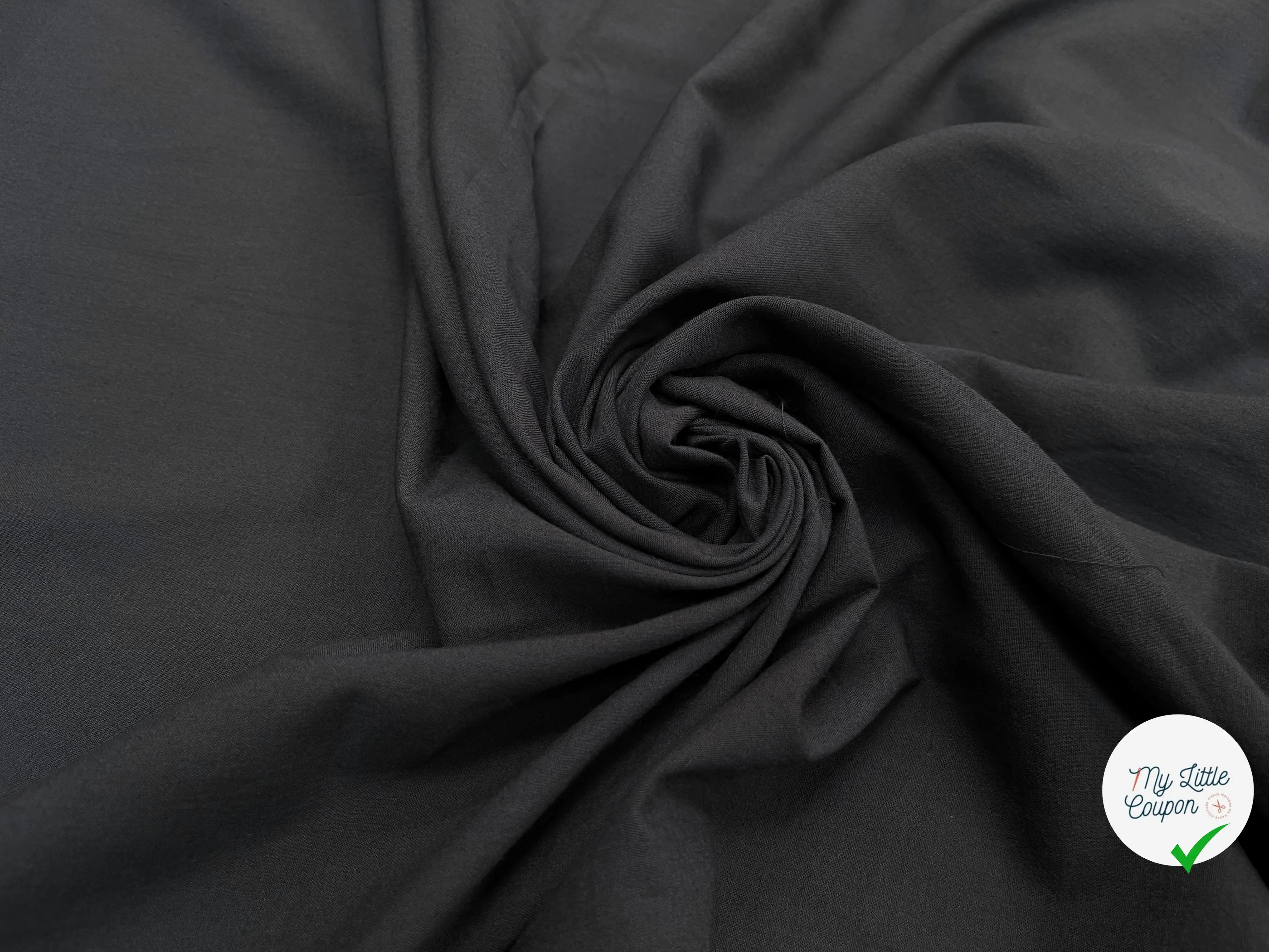 DOUBURE VOILE COTON GRIS SOURIS - My Little Coupon