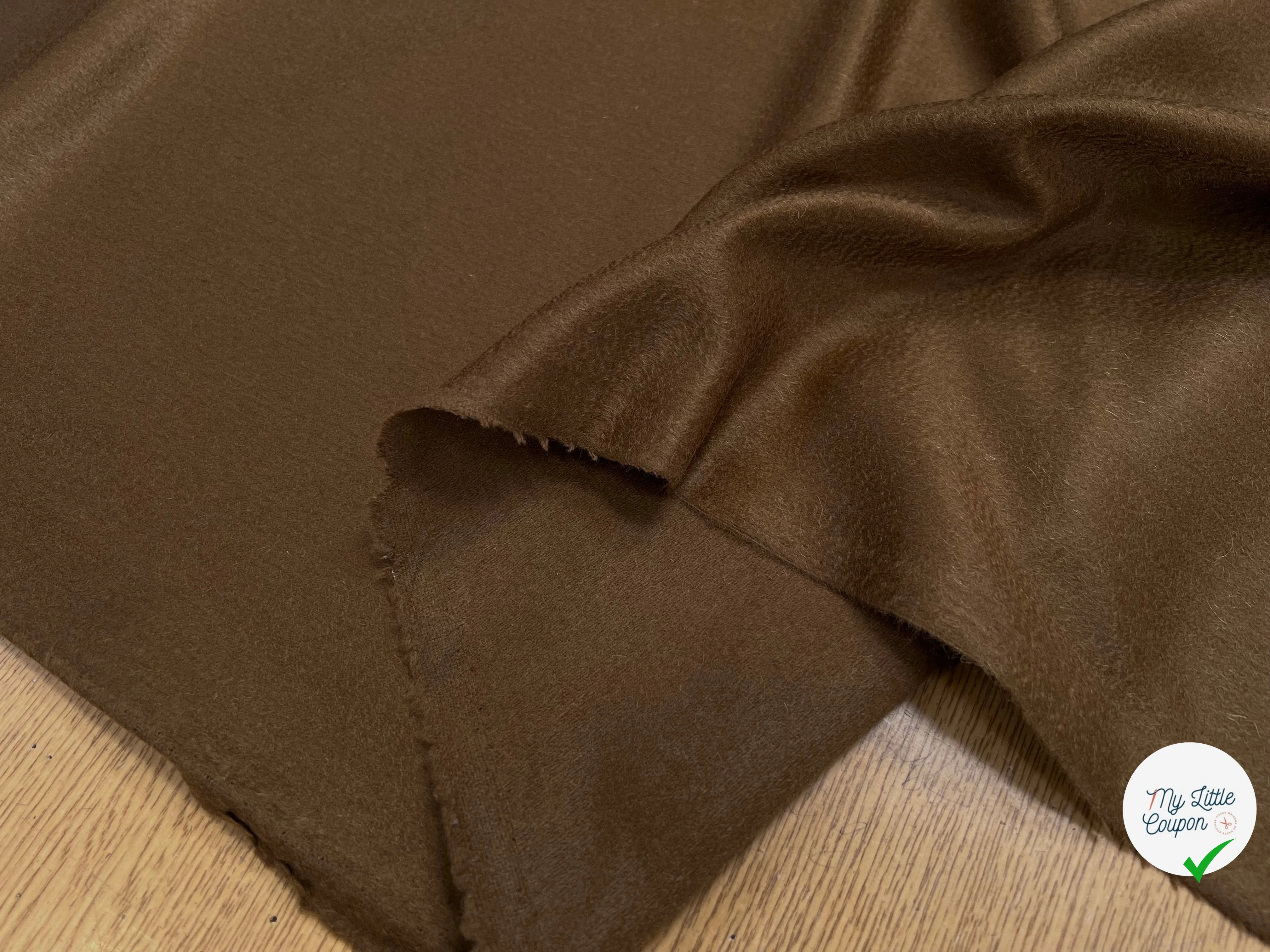 DRAP 100% LAINE CACHEMIRE CAMEL ITALY - My Little Coupon