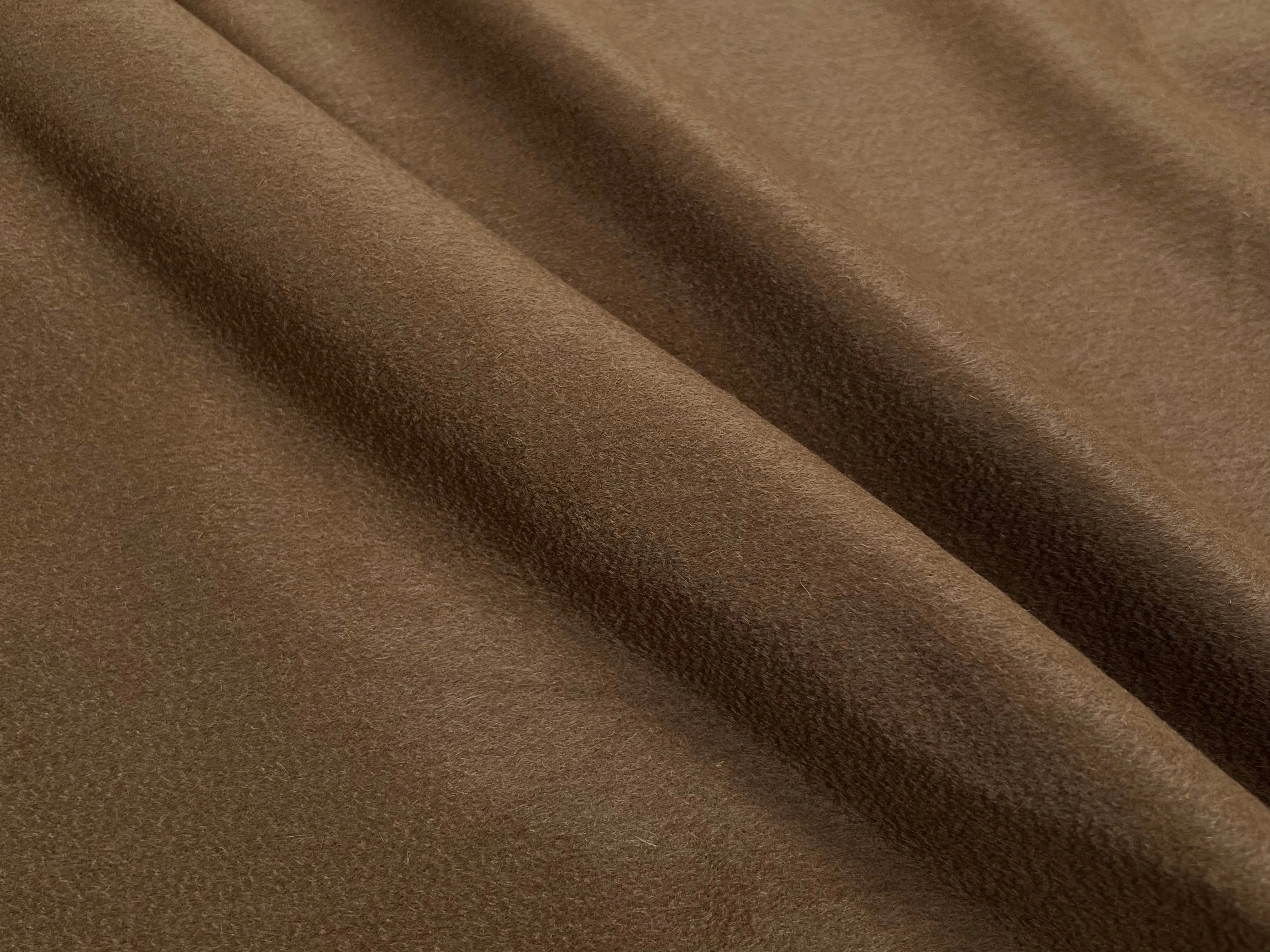 DRAP 100% LAINE CACHEMIRE CAMEL ITALY - My Little Coupon