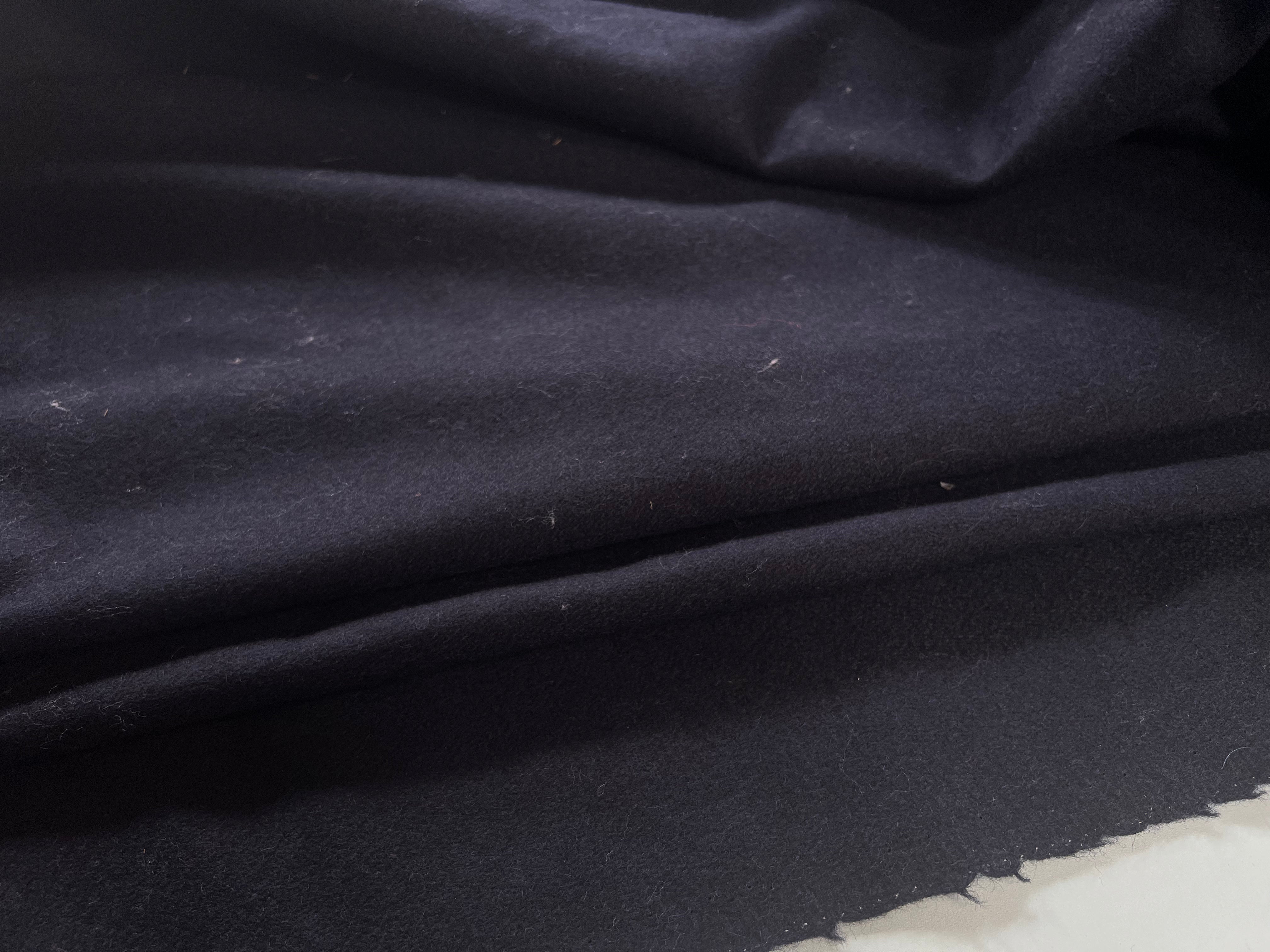 DRAP DE LAINE BLEU NUIT 100%LAINE - My Little Coupon