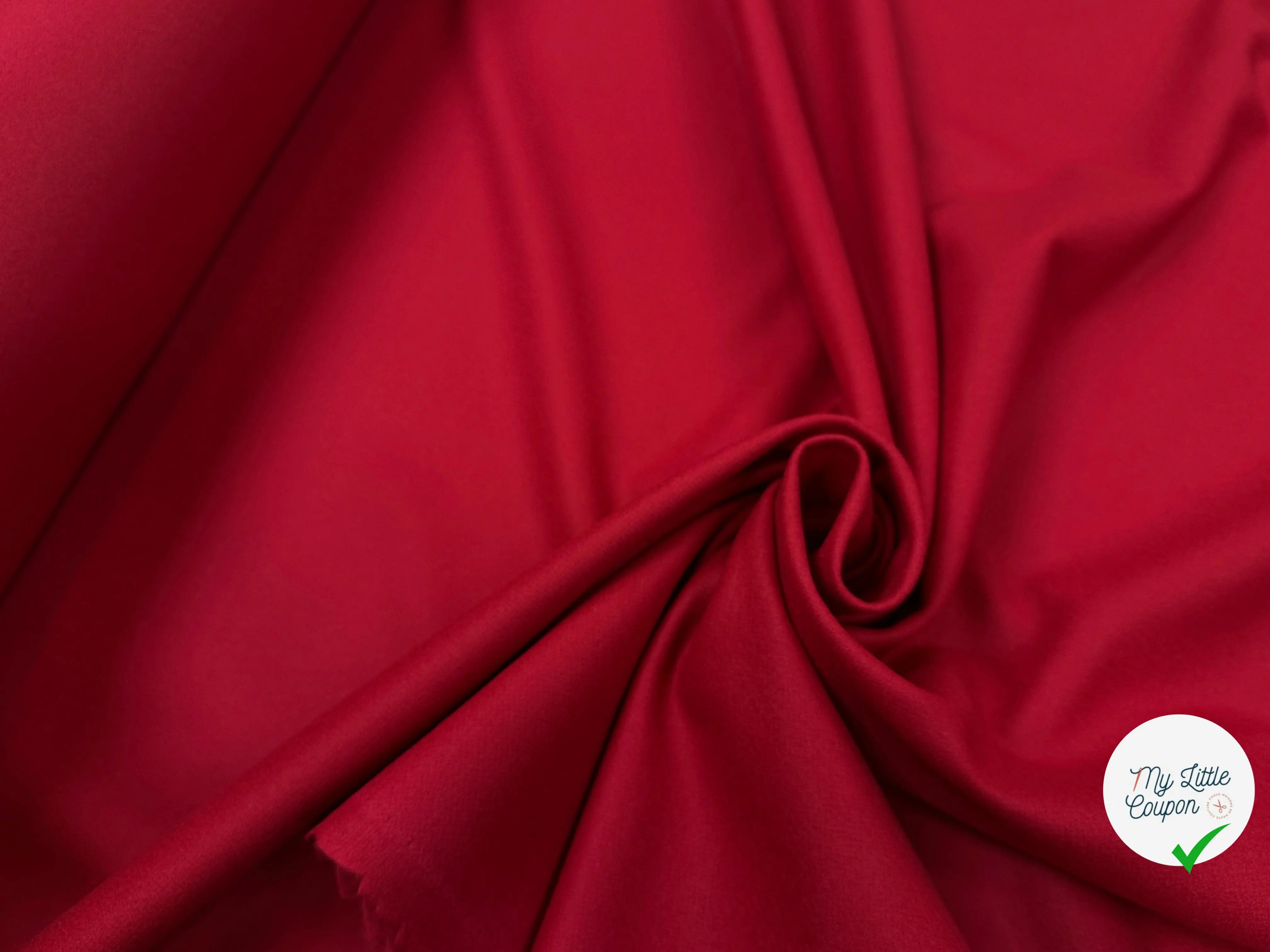 DRAP DE LAINE CHERRY RED MLC INTERN