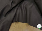 DRAP DE LAINE DOUBLE FACE CAFÉ NOIR SUPER DOUX 100% LAINE VIERGE - My Little Coupon