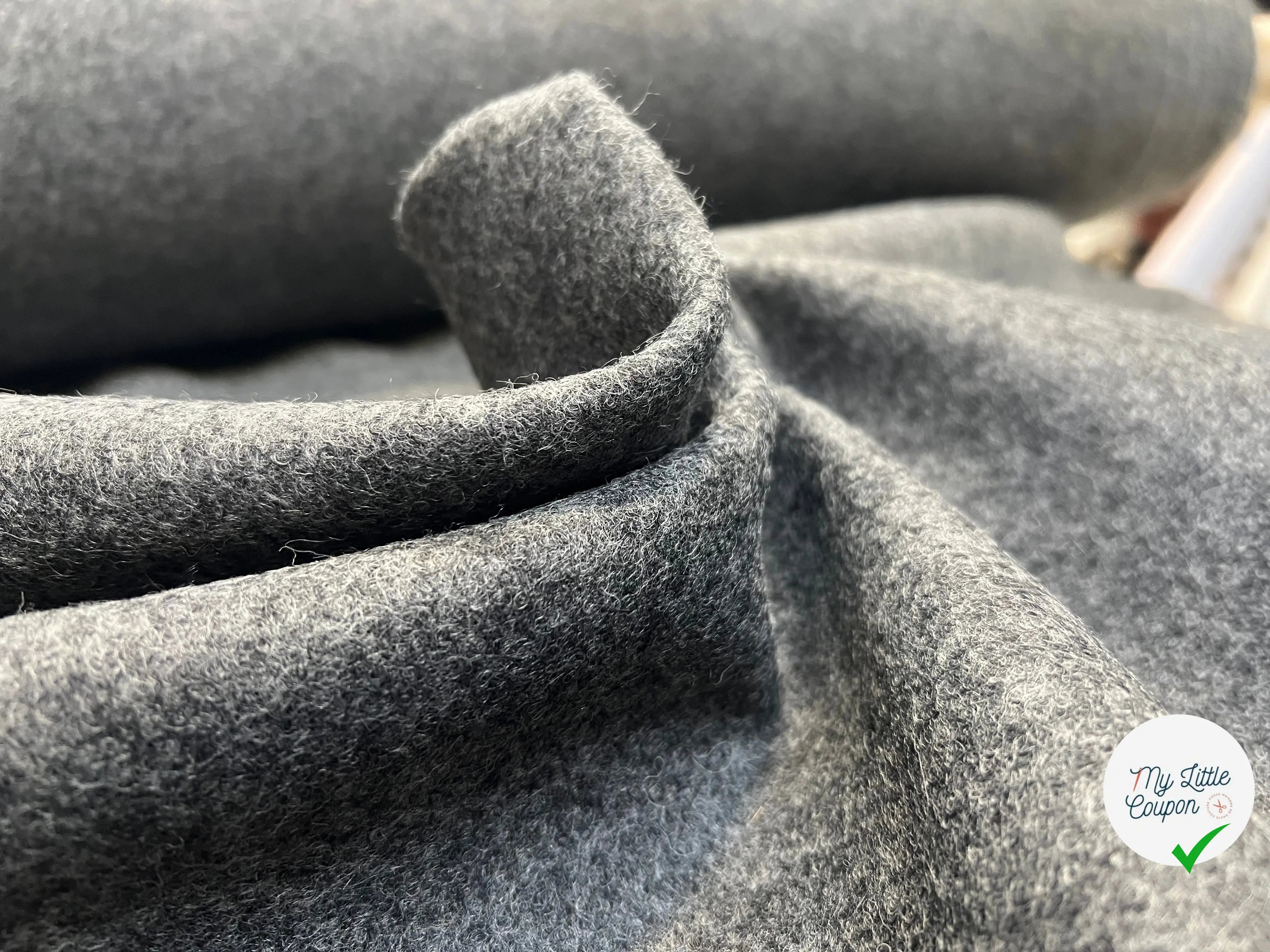 DRAP DE LAINE GRIS - My Little Coupon