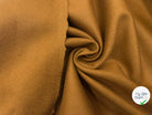 DRAP DE LAINE TABAC 100% LAINE VIERGE ROUX - My Little Coupon - tissu - coudre