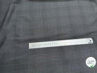DRAPERIE 100% LAINE VIERGE ÉLÉGANTE À CARREAUX ANTHRACITE - My Little Coupon
