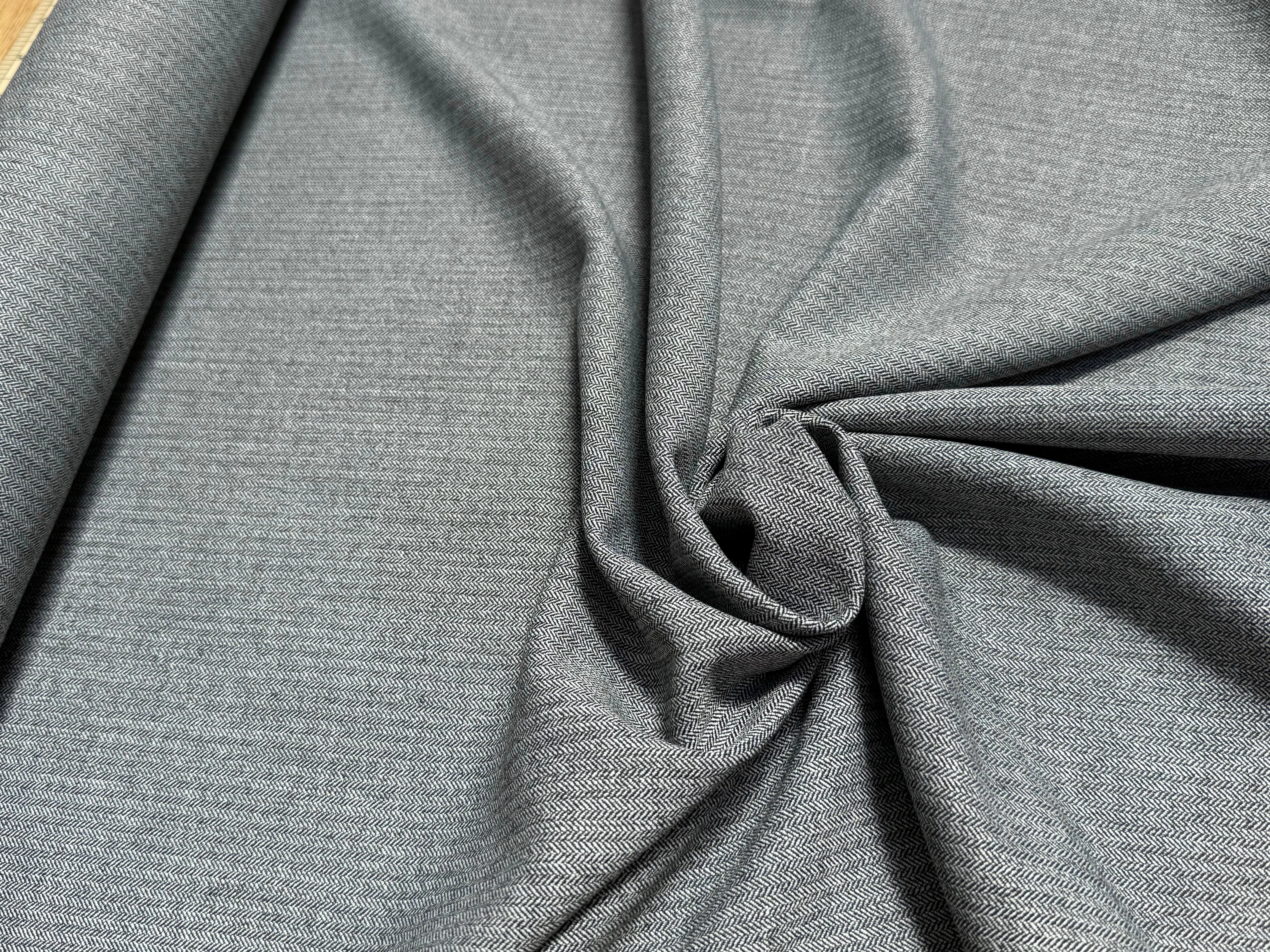 DRAPERIE CHEVRON 26% VISCOSE GRIS - My Little Coupon