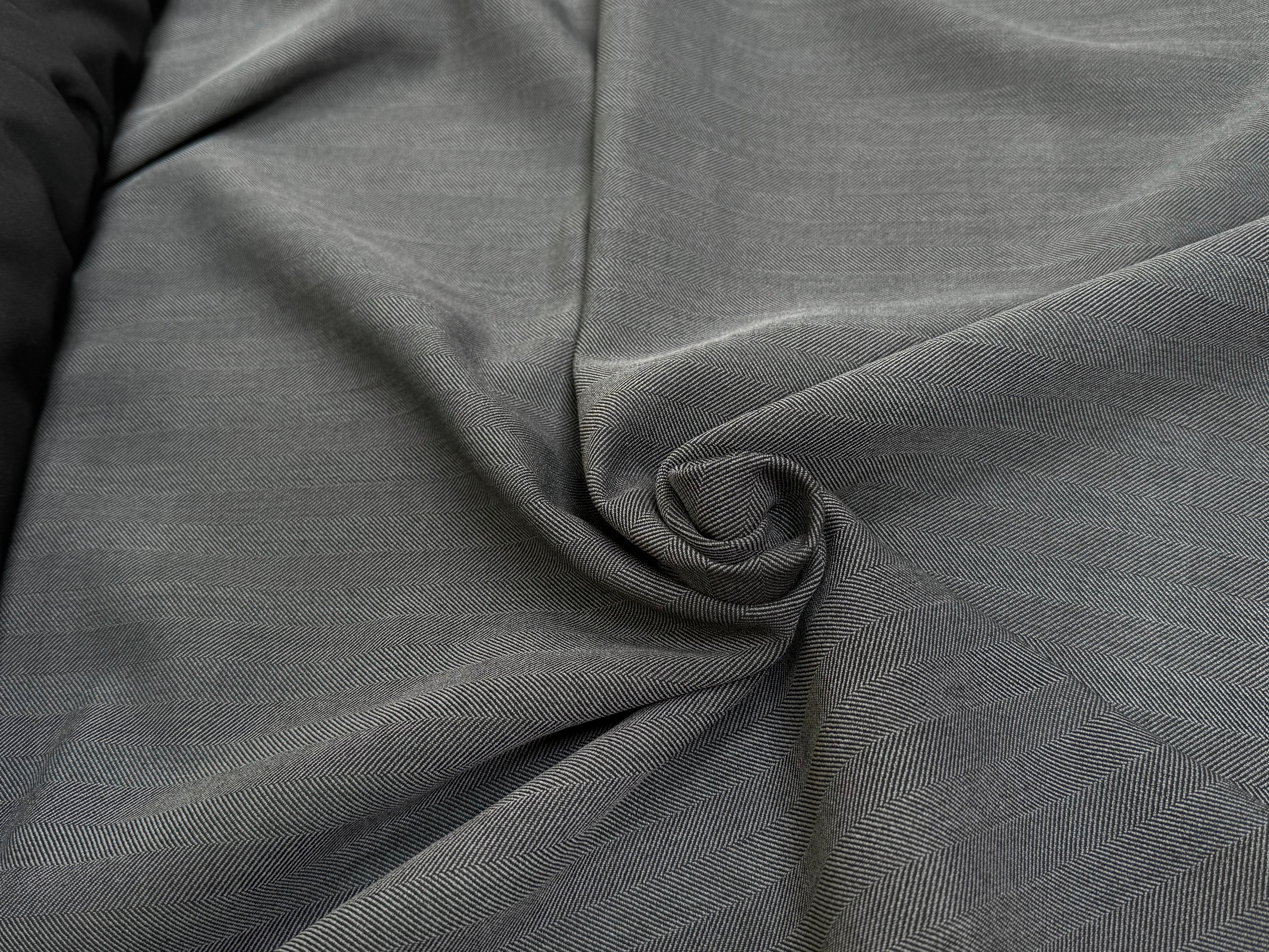DRAPERIE CHEVRON STRETCH GRIS BELLE TENUE - My Little Coupon