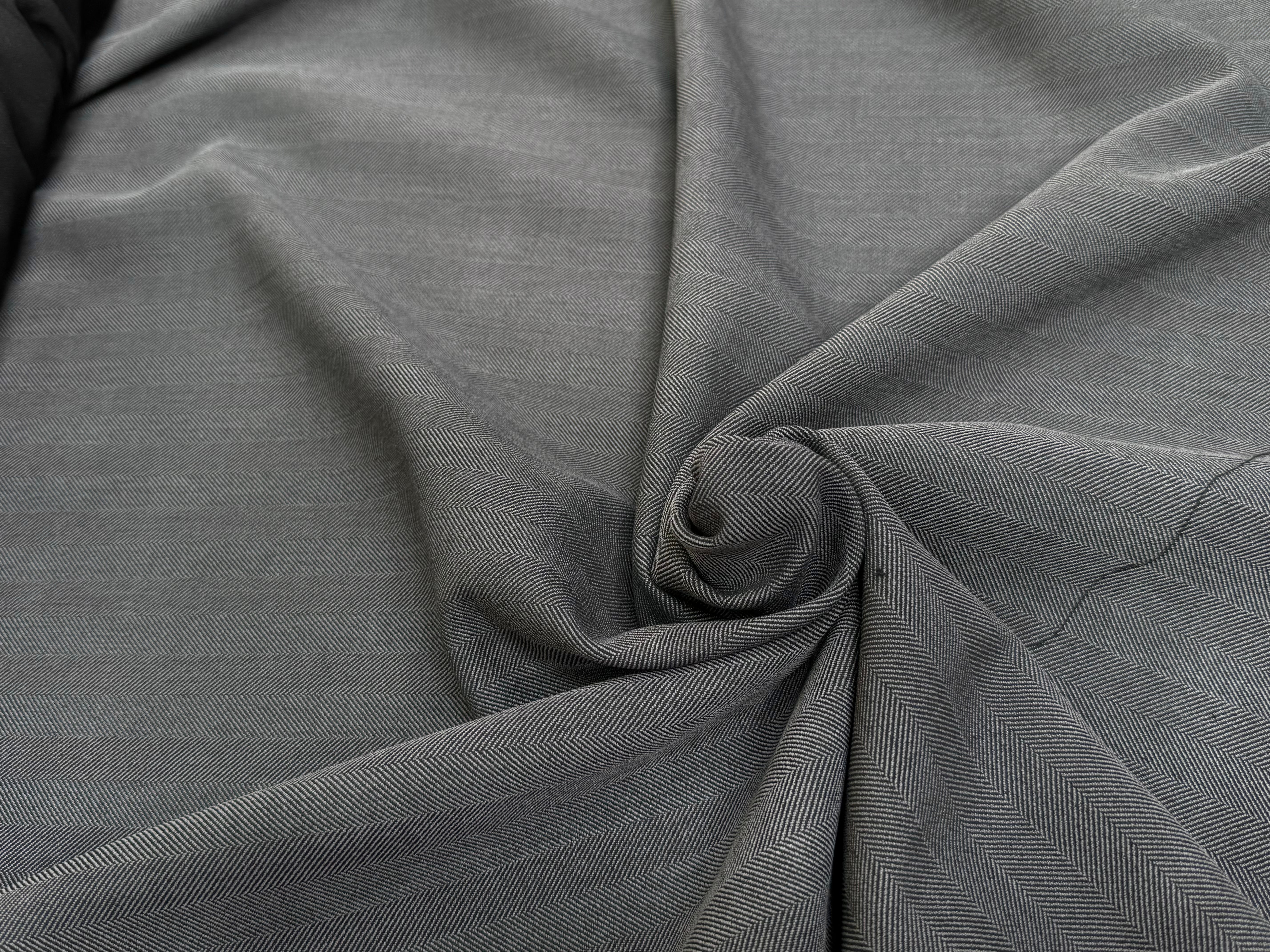 DRAPERIE CHEVRON STRETCH GRIS BELLE TENUE - My Little Coupon