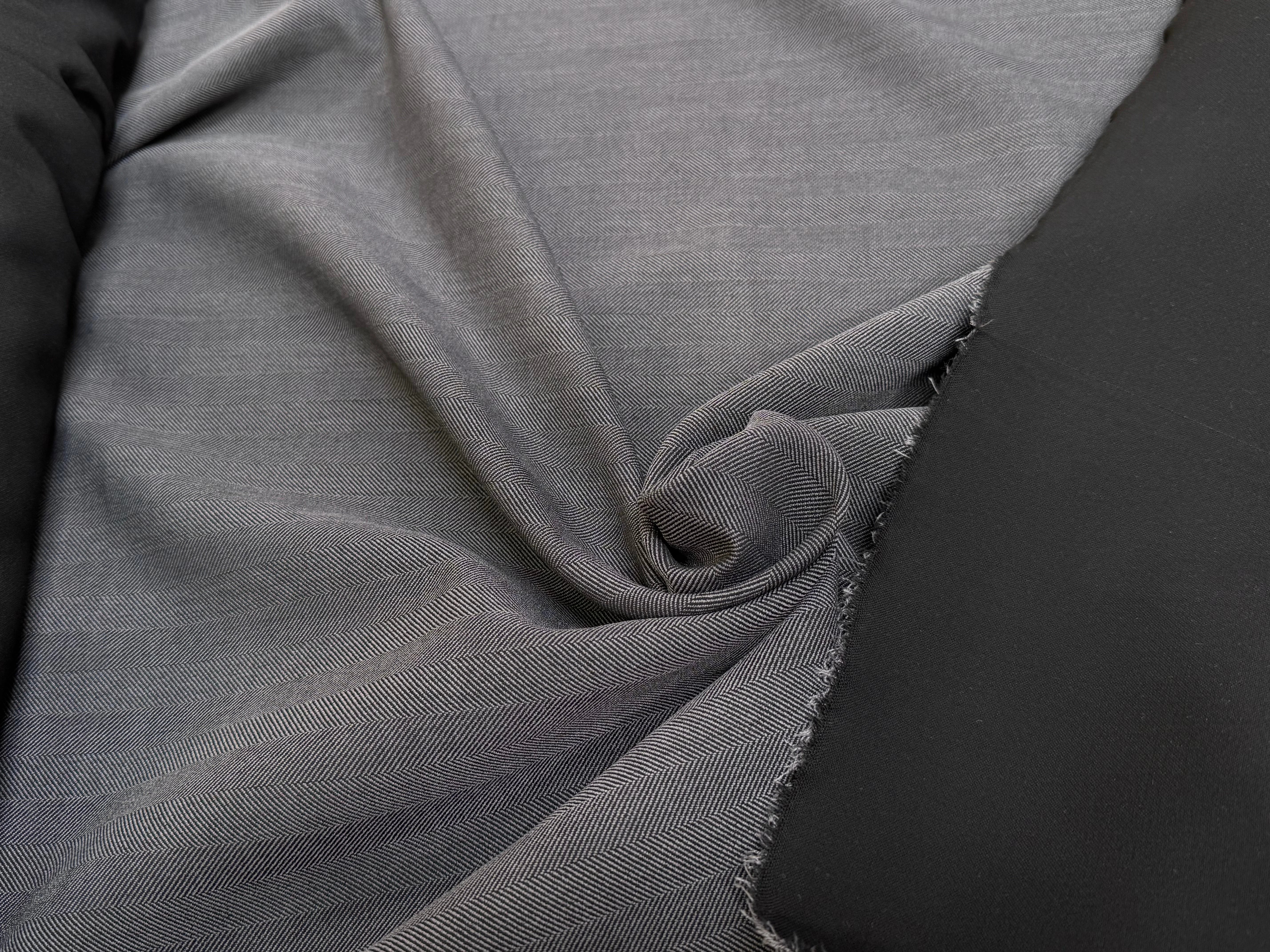 DRAPERIE CHEVRON STRETCH GRIS BELLE TENUE - My Little Coupon