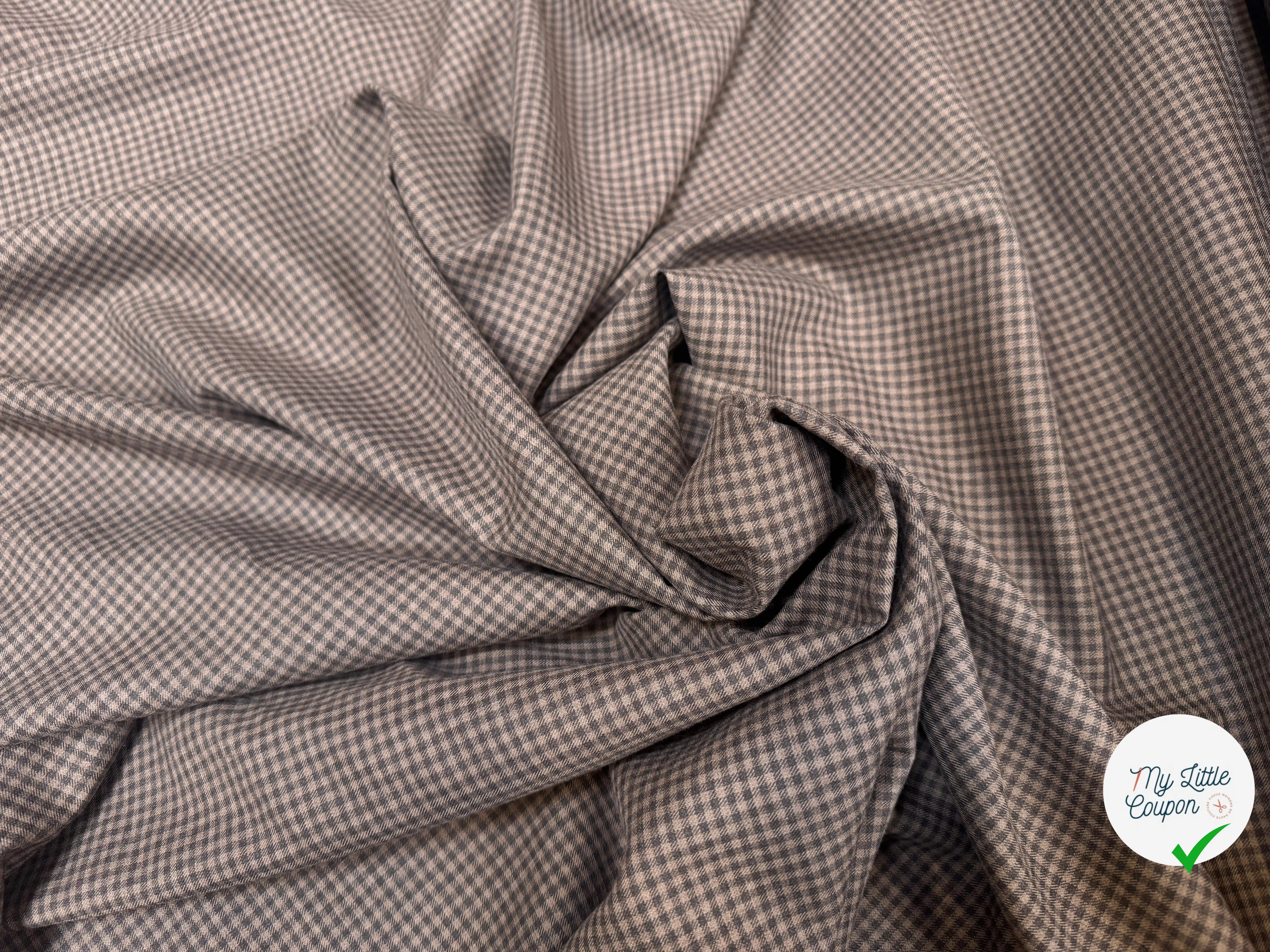 DRAPERIE COTON PETITS CARREAUX CHICS - My Little Coupon