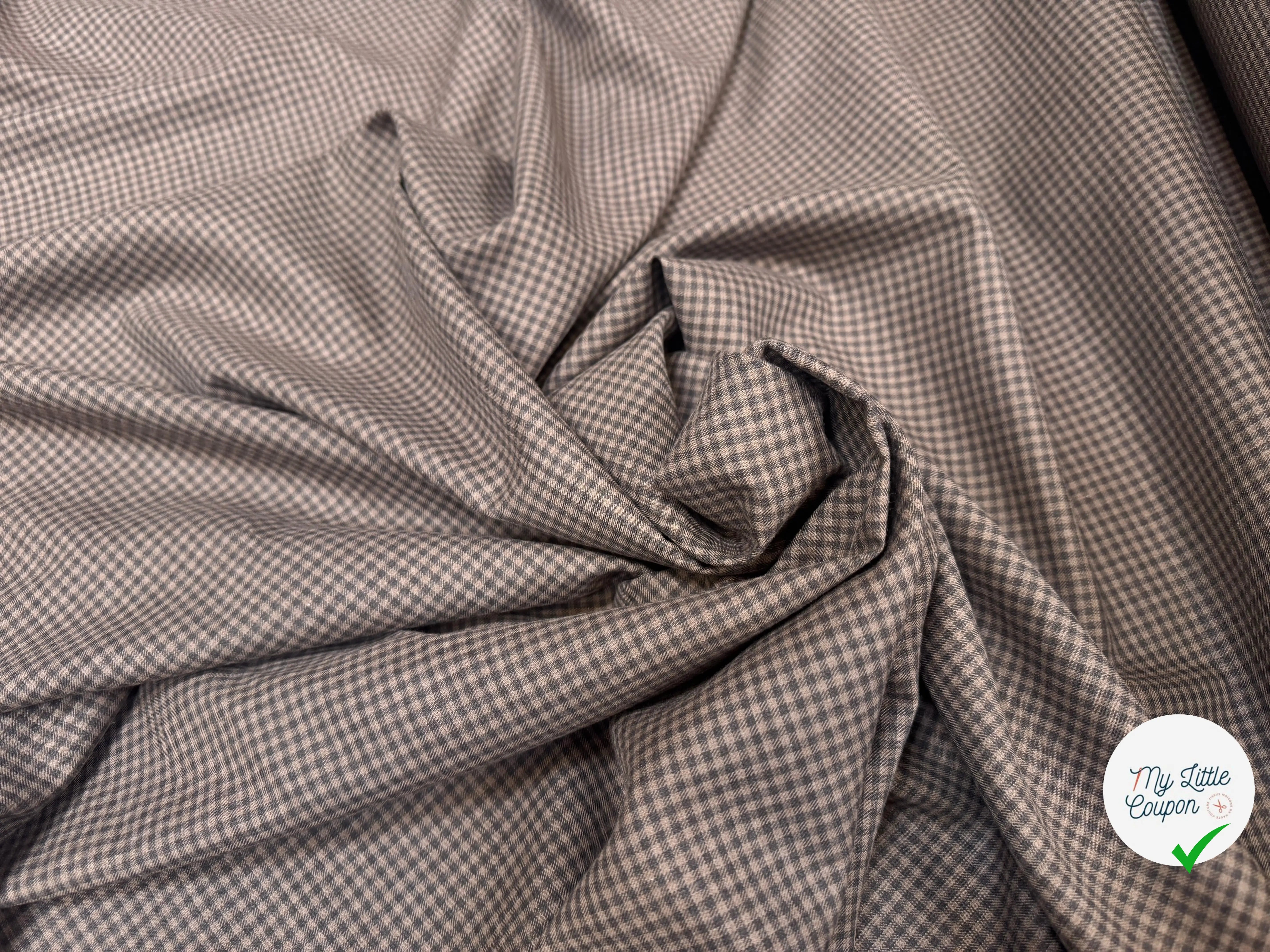 DRAPERIE COTON PETITS CARREAUX CHICS - My Little Coupon